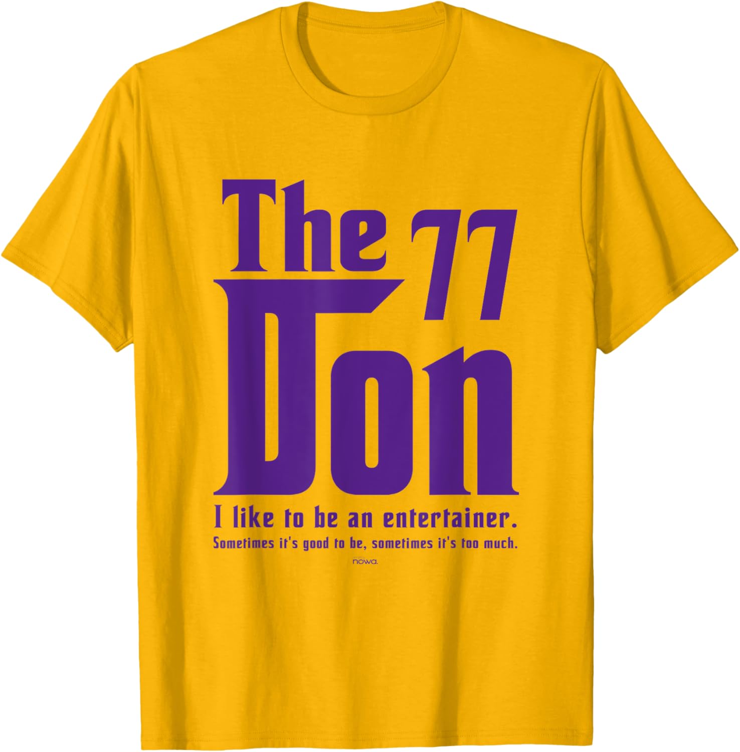 LUKA THE DON I Like to Be an Entertainer T-Shirt for Fun Lovers - 2