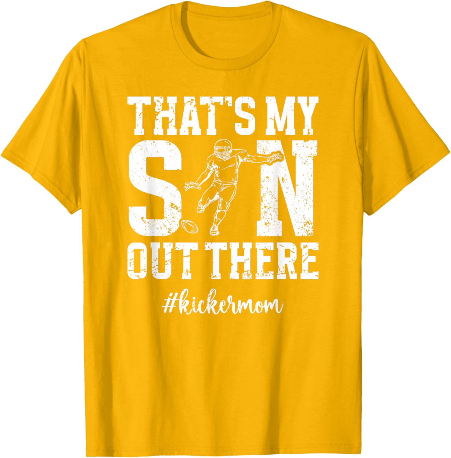 That's My Son Football Kicker Mom T-Shirt for Proud Football Moms - 12
