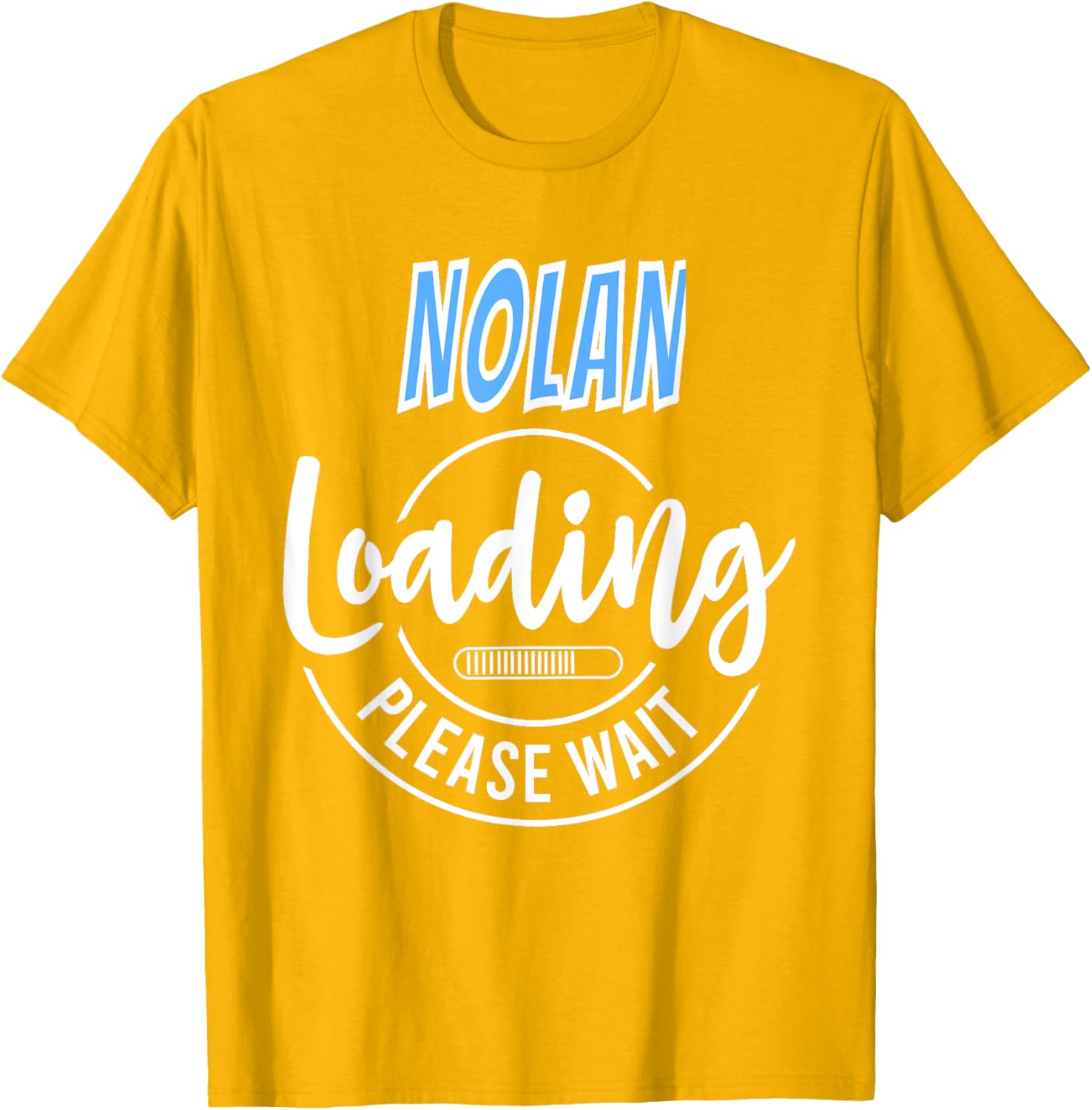 Nolan Custom Personalized Baby Boy Loading T-Shirt for Baby Showers - 1