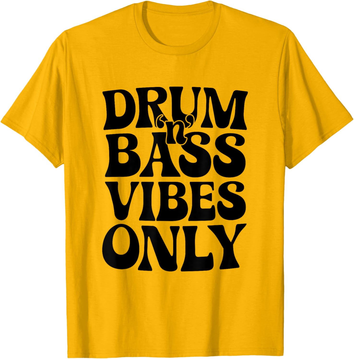 Drum N Bass Vibes Only Groovy EDM Rave T-Shirt for Music Lovers - 4