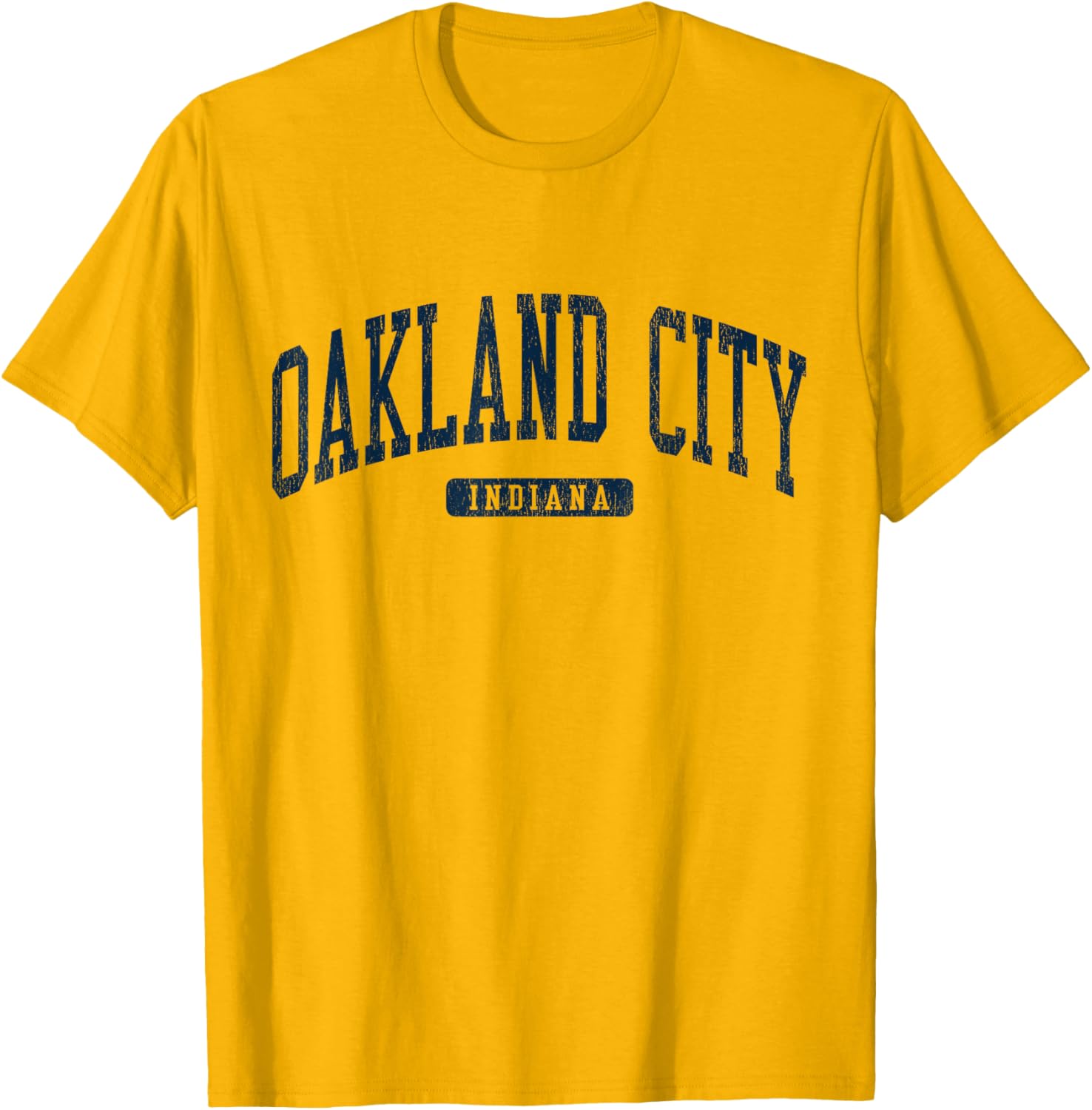 Oakland City Indiana College University Style Blue T-Shirt for Men and Women - 3