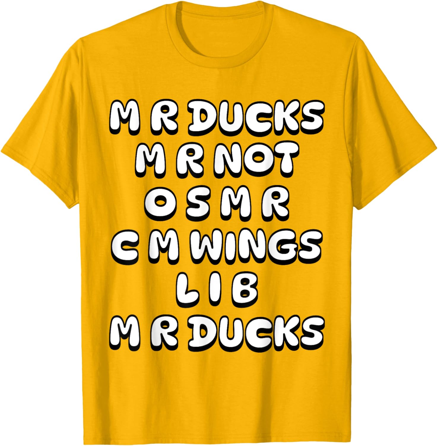 Funny M R Ducks Lover T-Shirt with Wings for Fun Casual Wear - 21