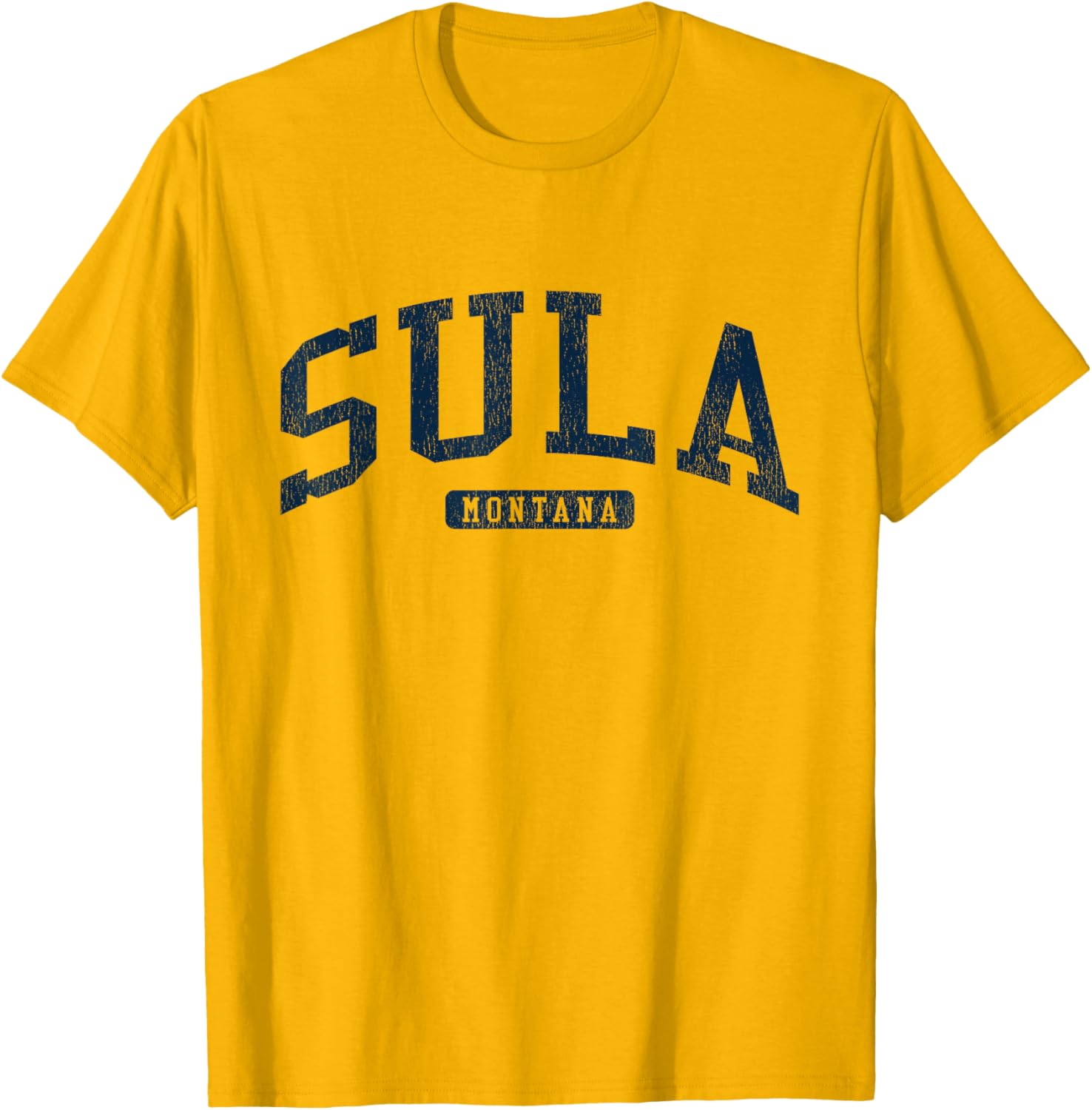 Sula Montana College University Style Blue T-Shirt for Casual Wear - 4