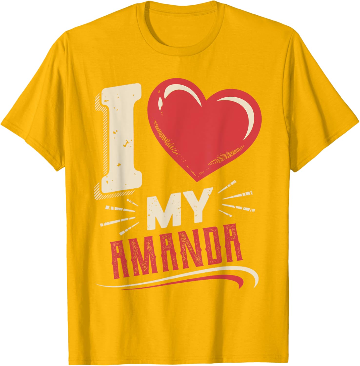 I Love My AMANDA T-Shirt Perfect Gift for AMANDA - Stylish and Fun Design - 15