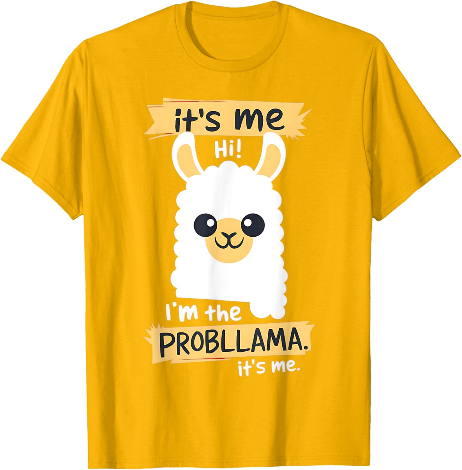 Funny Probllama Llama Pun T-Shirt for Animal Lovers and Humor Fans - 15