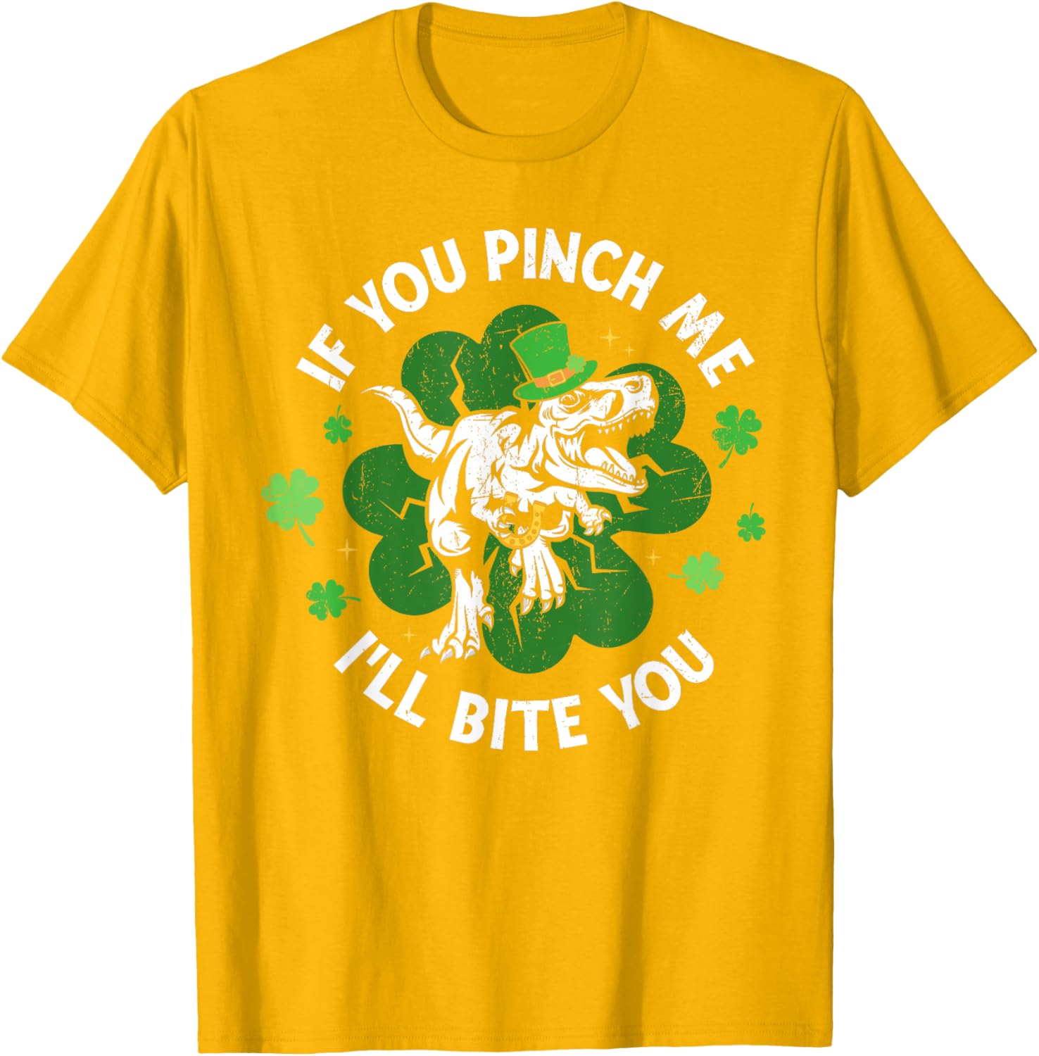 Funny Dinosaur T-Shirt for Men and Women - If You Pinch Me I'll Bite You - 9