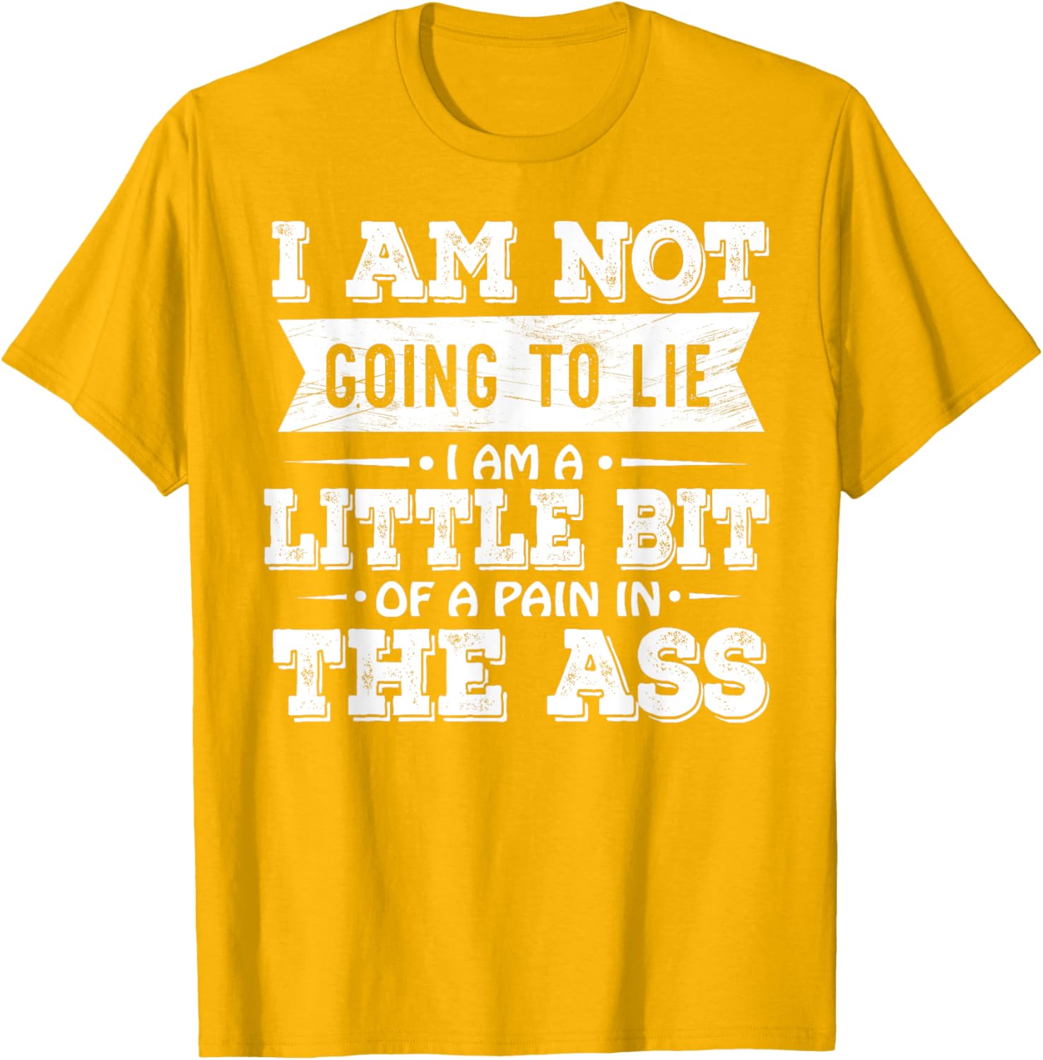 Funny I Am Not Going To Lie Pain In The Ass T-Shirt for Casual Wear - 21