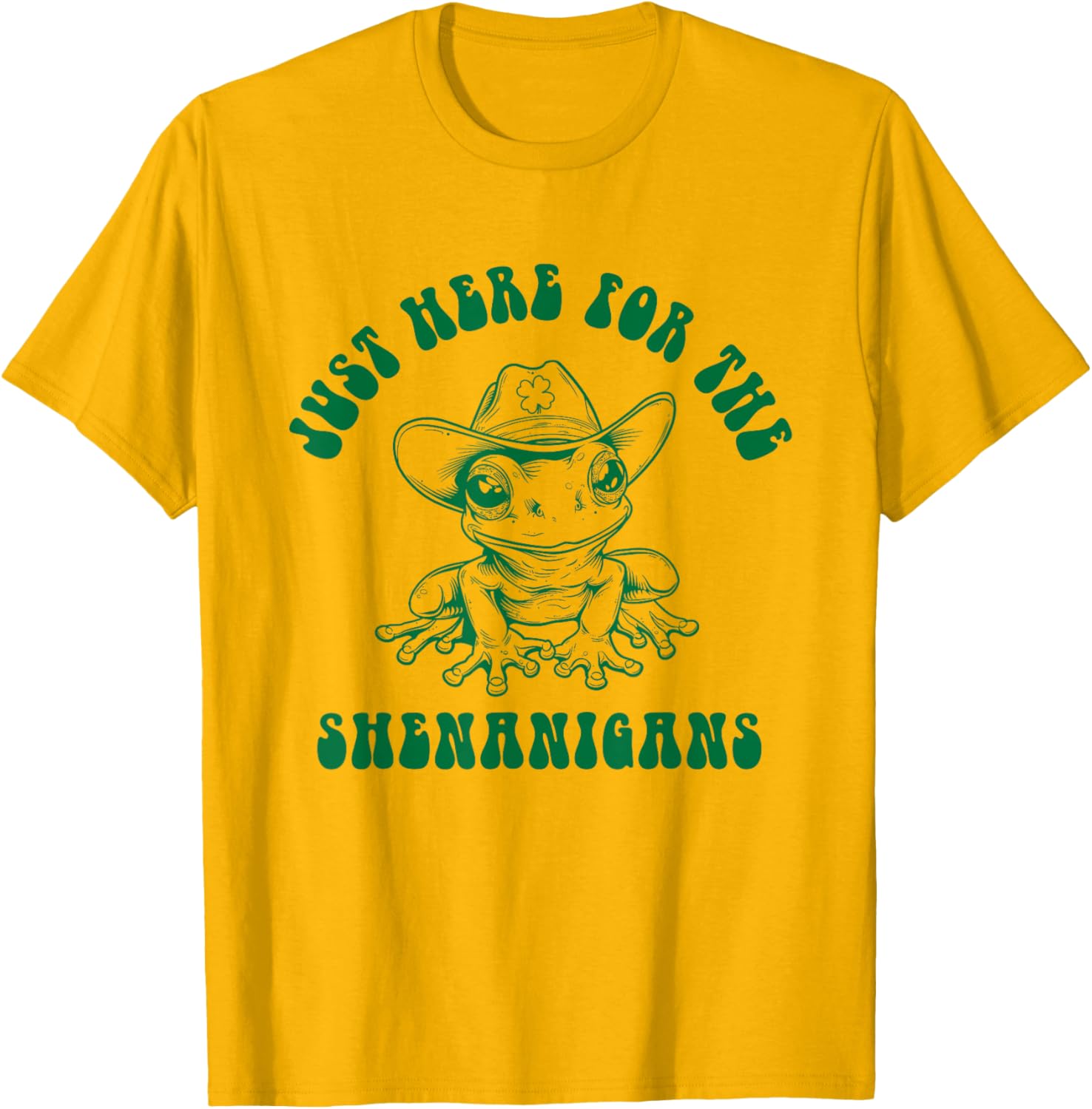 Frog Cowboy Hat St Patricks Day T-Shirt for Fun Shenanigans - 7