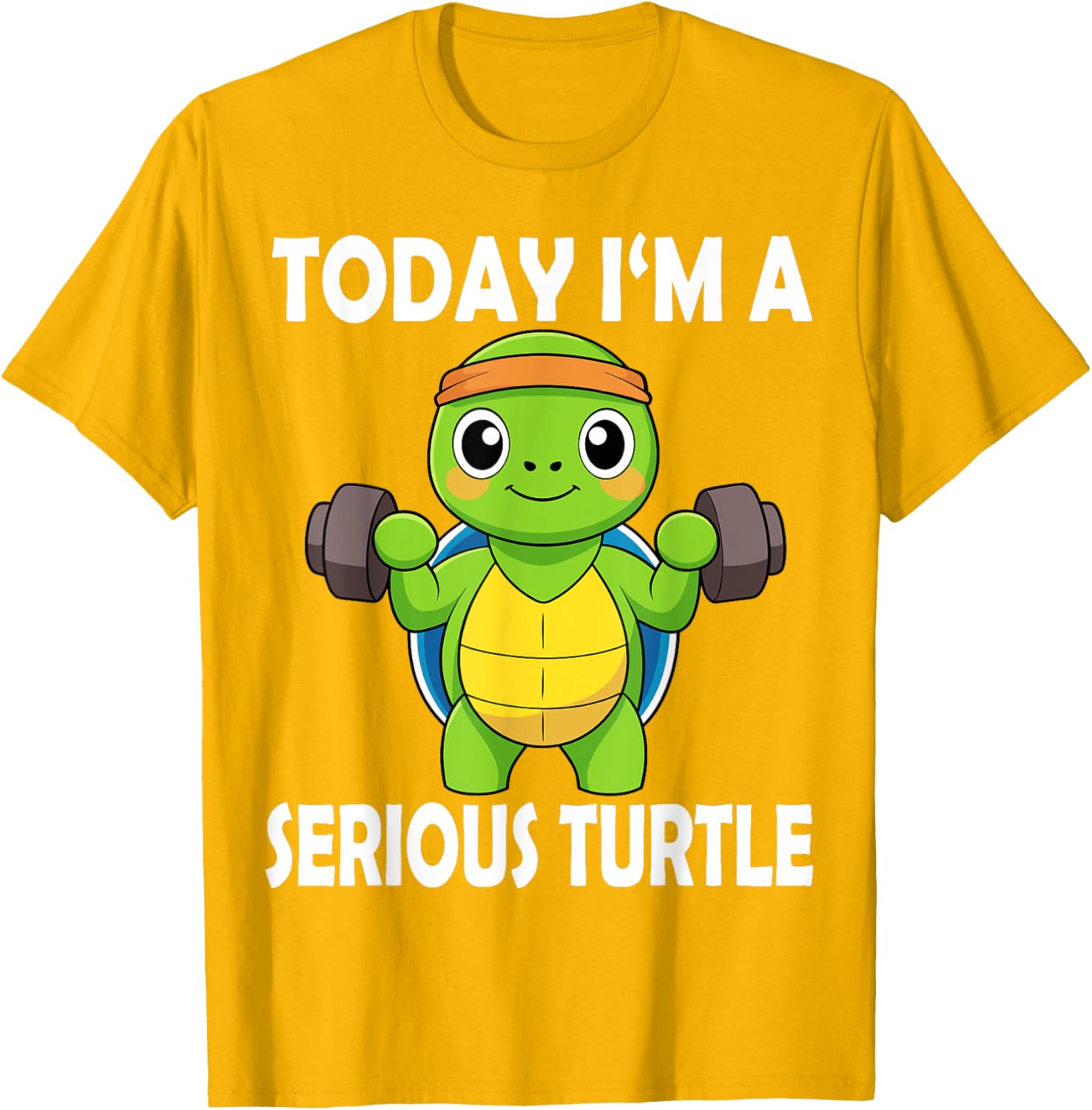 Serious Turtle Funny Fitness Gym T-Shirt for Weightlifting Enthusiasts - 10