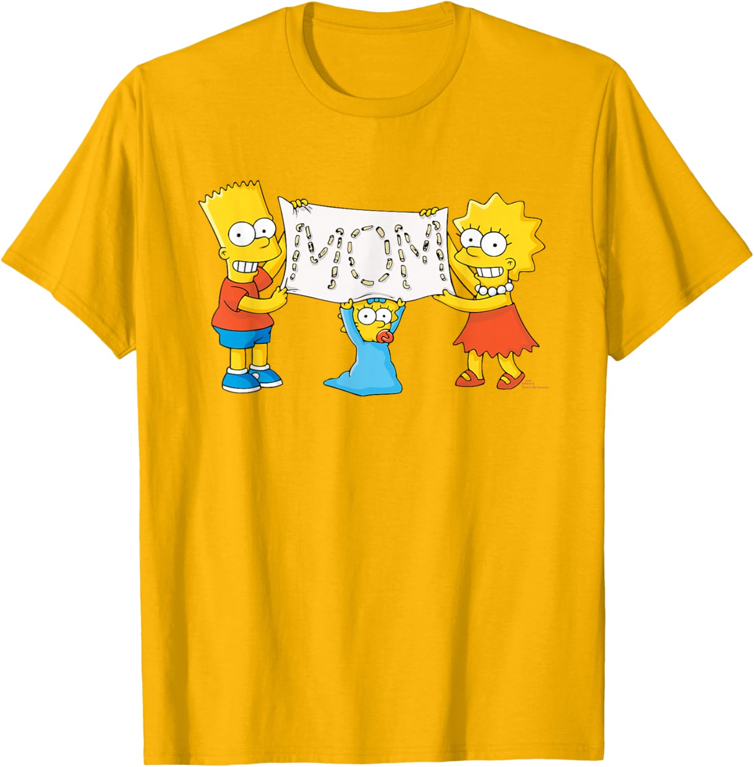 The Simpsons Macaroni Art T-Shirt Perfect Mother's Day Birthday Gift - 10