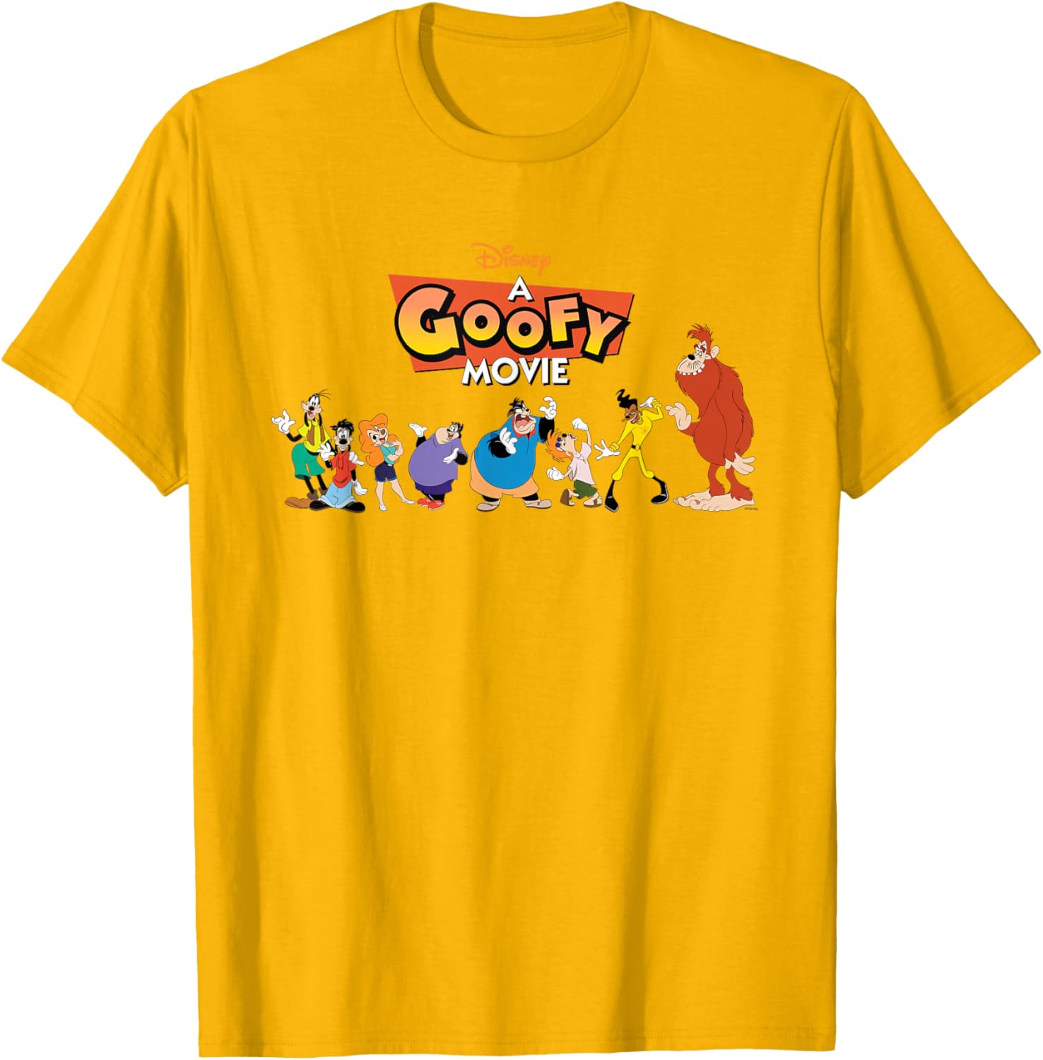 Disney A Goofy Movie 30th Anniversary Character Logo T-Shirt for Fans - 16