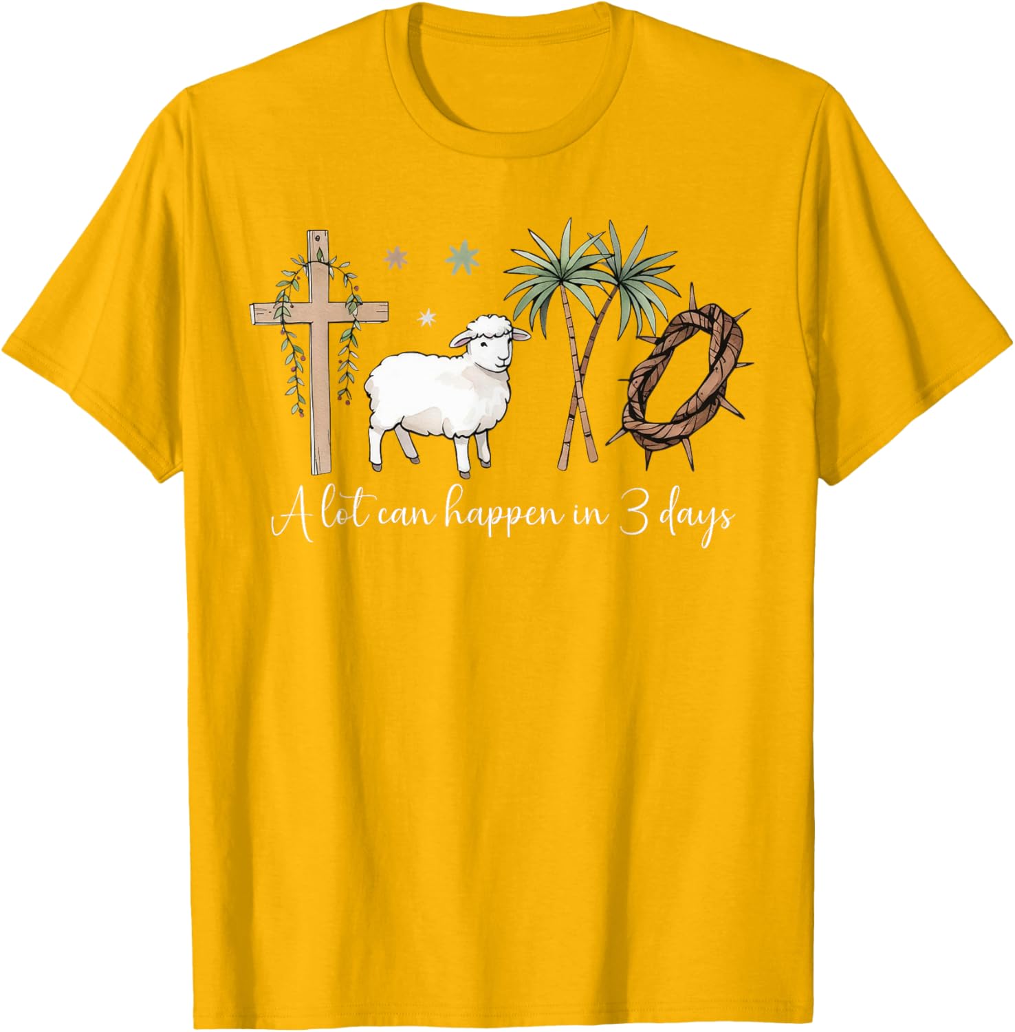A Lot Can Happen in 3 Days Christian Easter Faith T-Shirt for Jesus Fans - 5