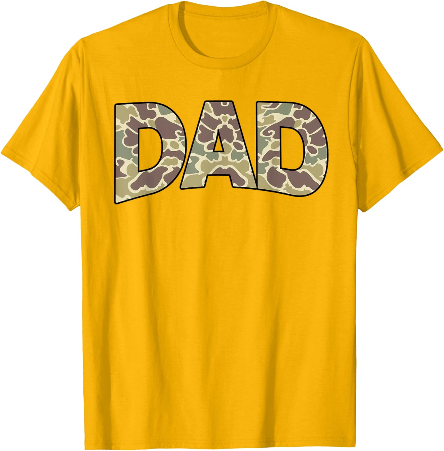 Retro Camo Dad T-Shirt for Father's Day - Cool Old School Style - 4