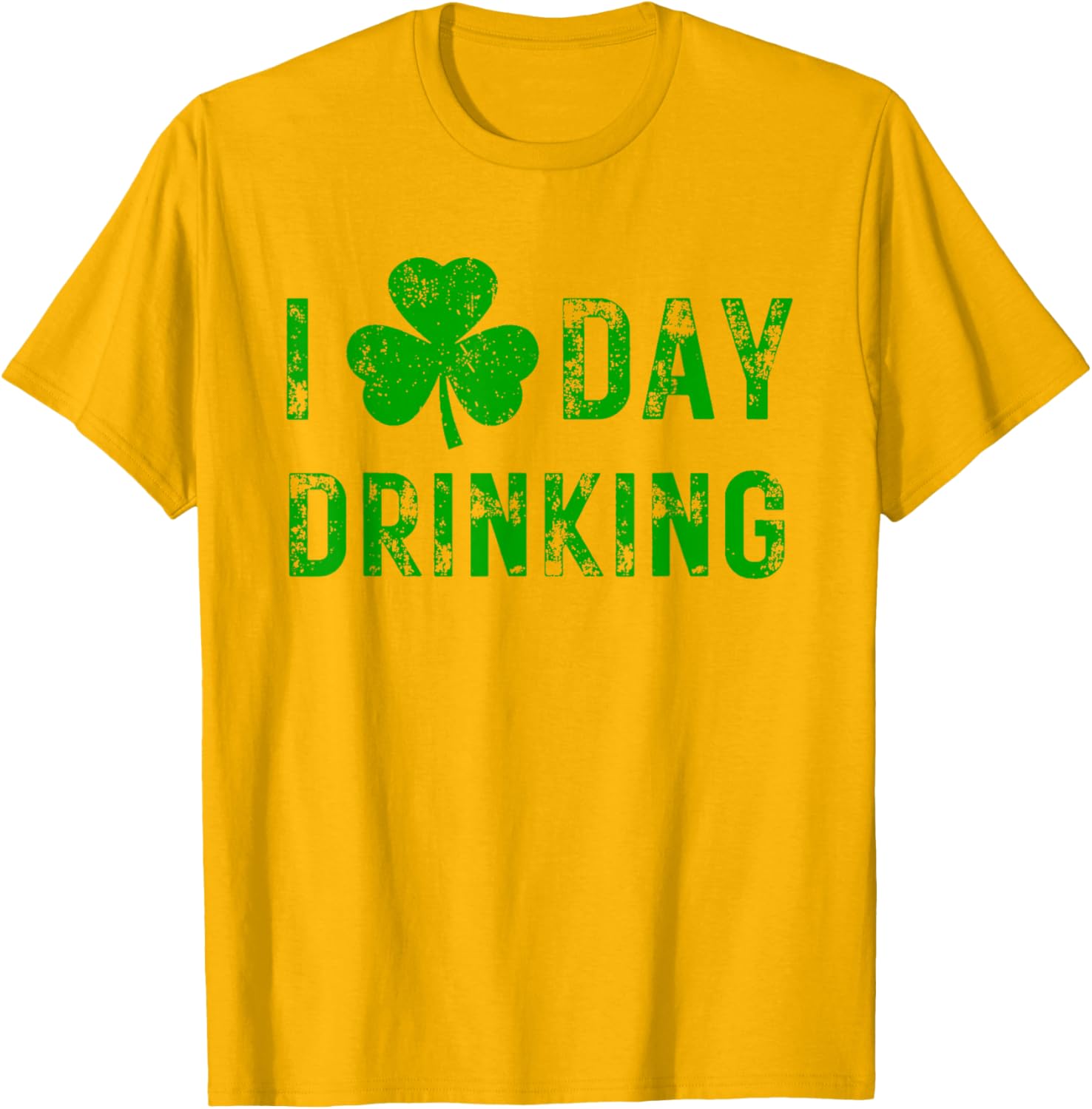 I Love Day Drinking Shamrock Heart St Paddy's Day T-Shirt for Fun Celebrations - 16