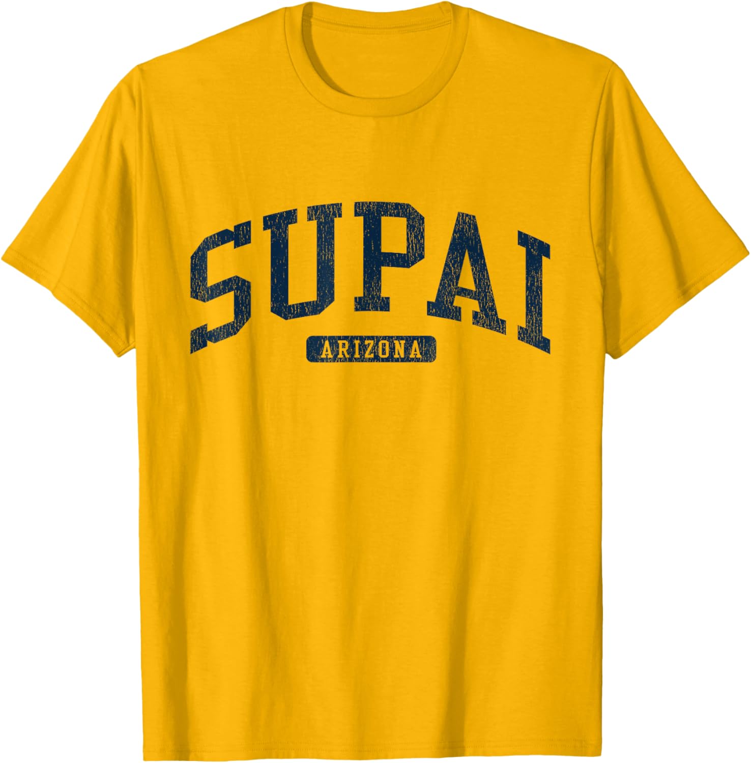Supai Arizona College University Style Blue T-Shirt for a Casual Look - 10