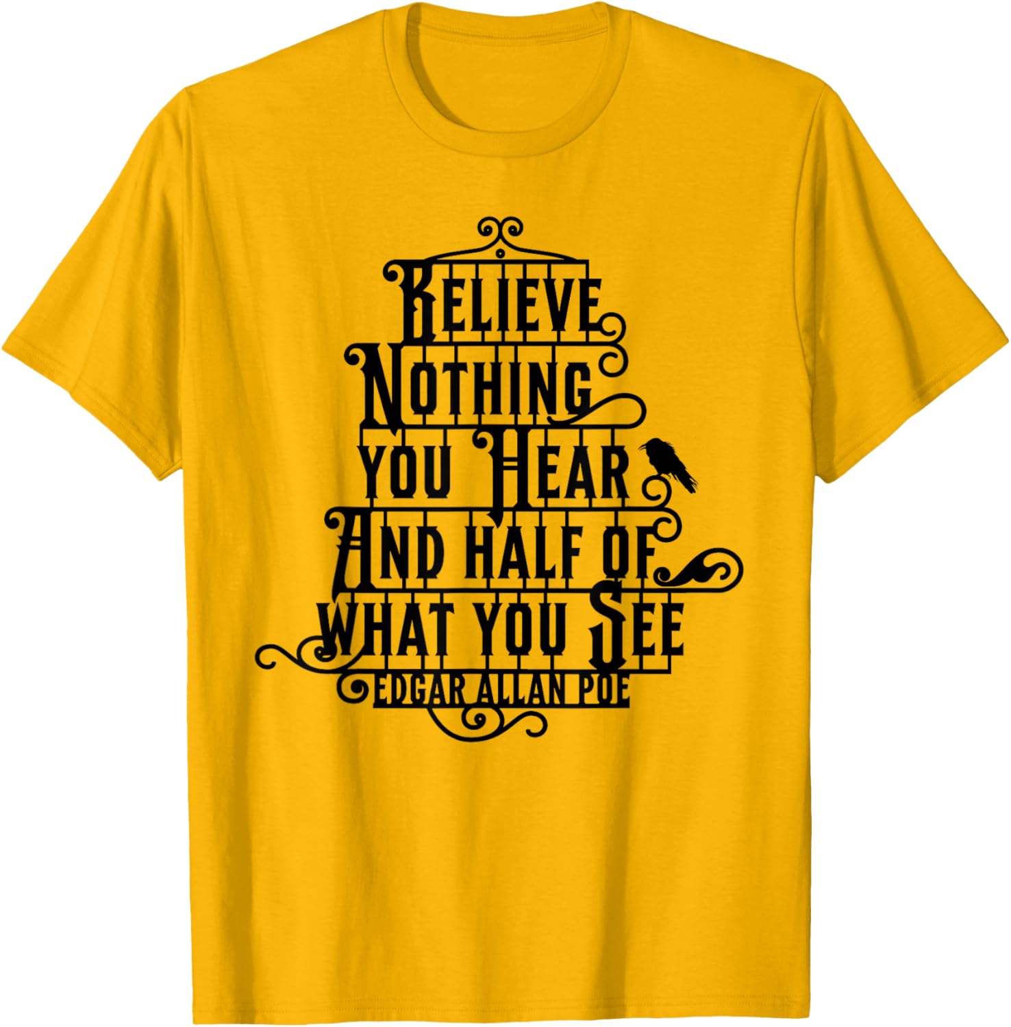 Edgar Allan Poe Quote T-Shirt Perfect for Literature Lovers and Fans - 1