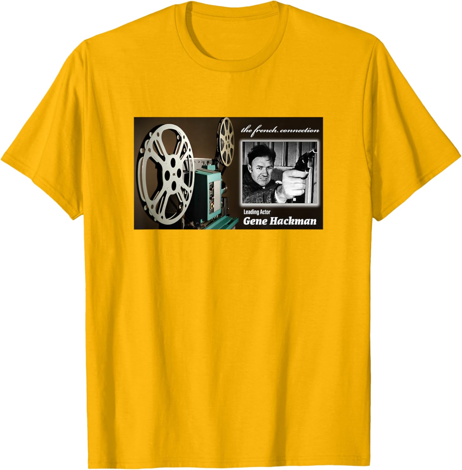 Gene Hackman T-Shirt for Fans Stylish Comfortable Clothing Shoewear - 6