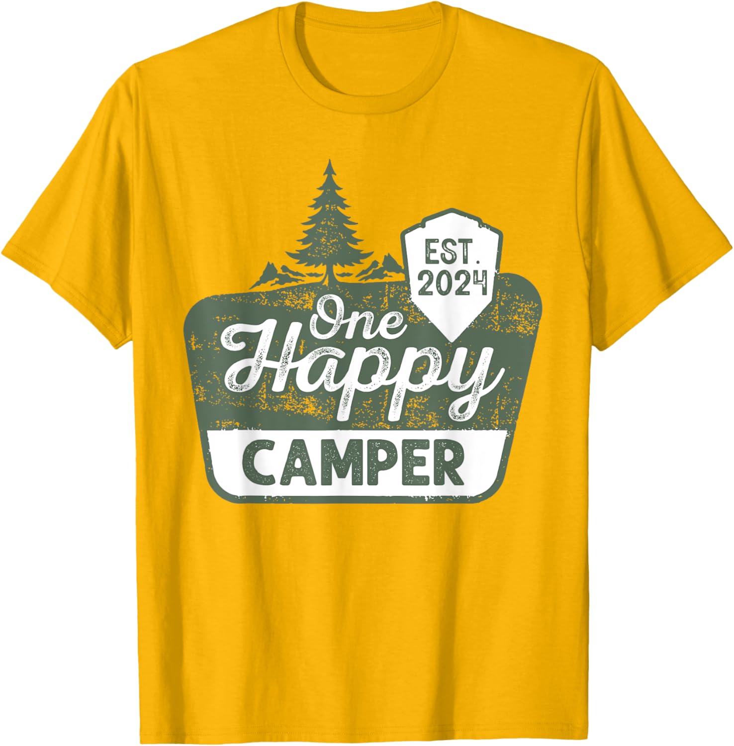 One Happy Camper Matching Family Birthday T-Shirt for Fun Celebrations - 15
