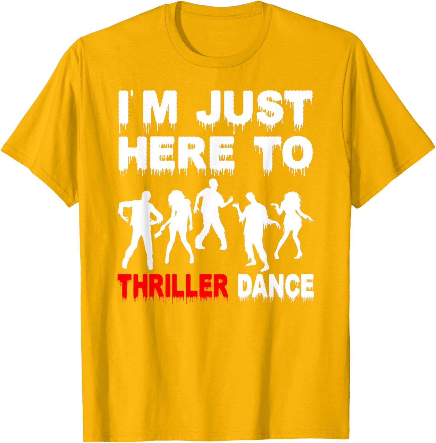 Funny Zombie Thriller Dance T-Shirt for Halloween Fun and Festivities - 19
