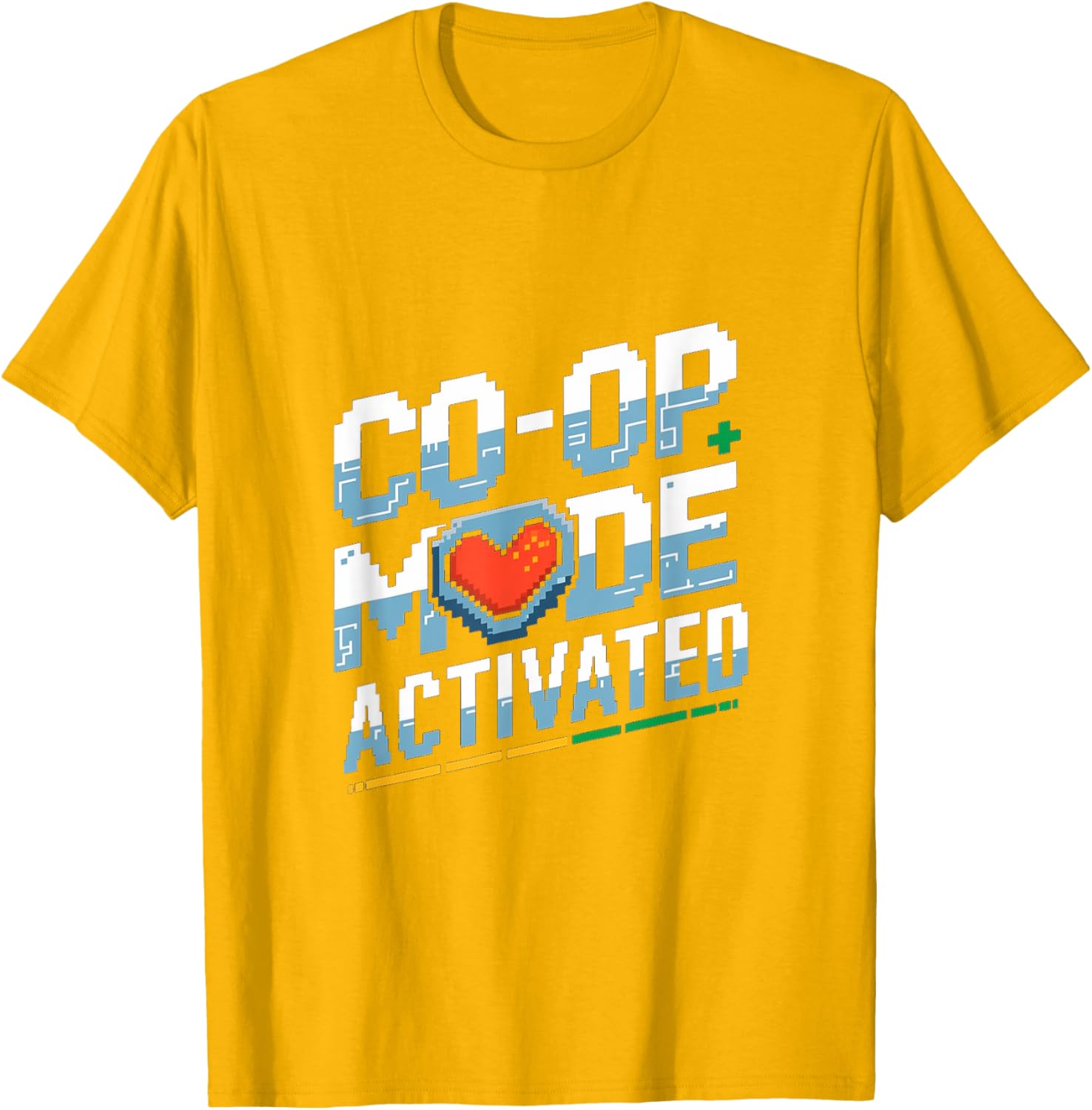 Matching Gamer Couple Retro Co-Op Mode T-Shirt for Fun Gaming Sessions - 10