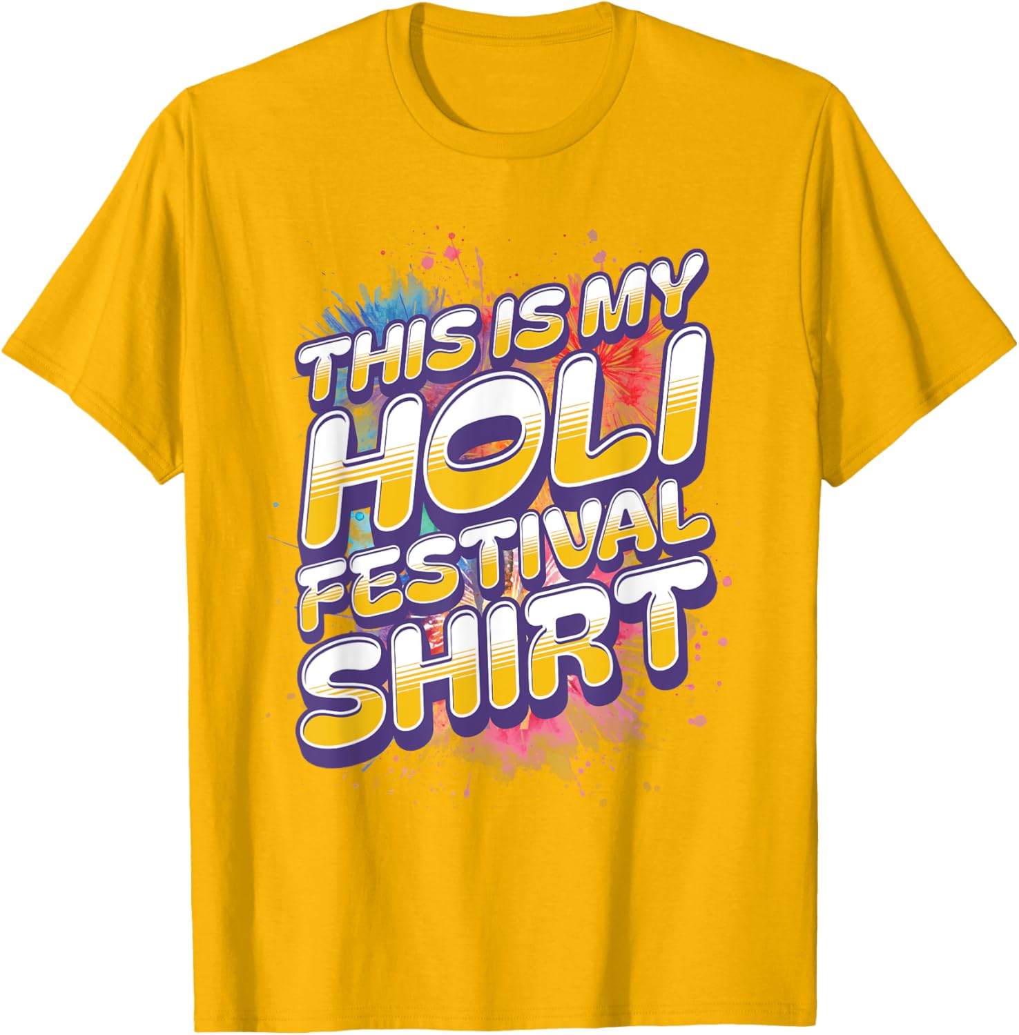Colorful Holi Festival Shirt for Men and Women - Celebrate in Style - 24
