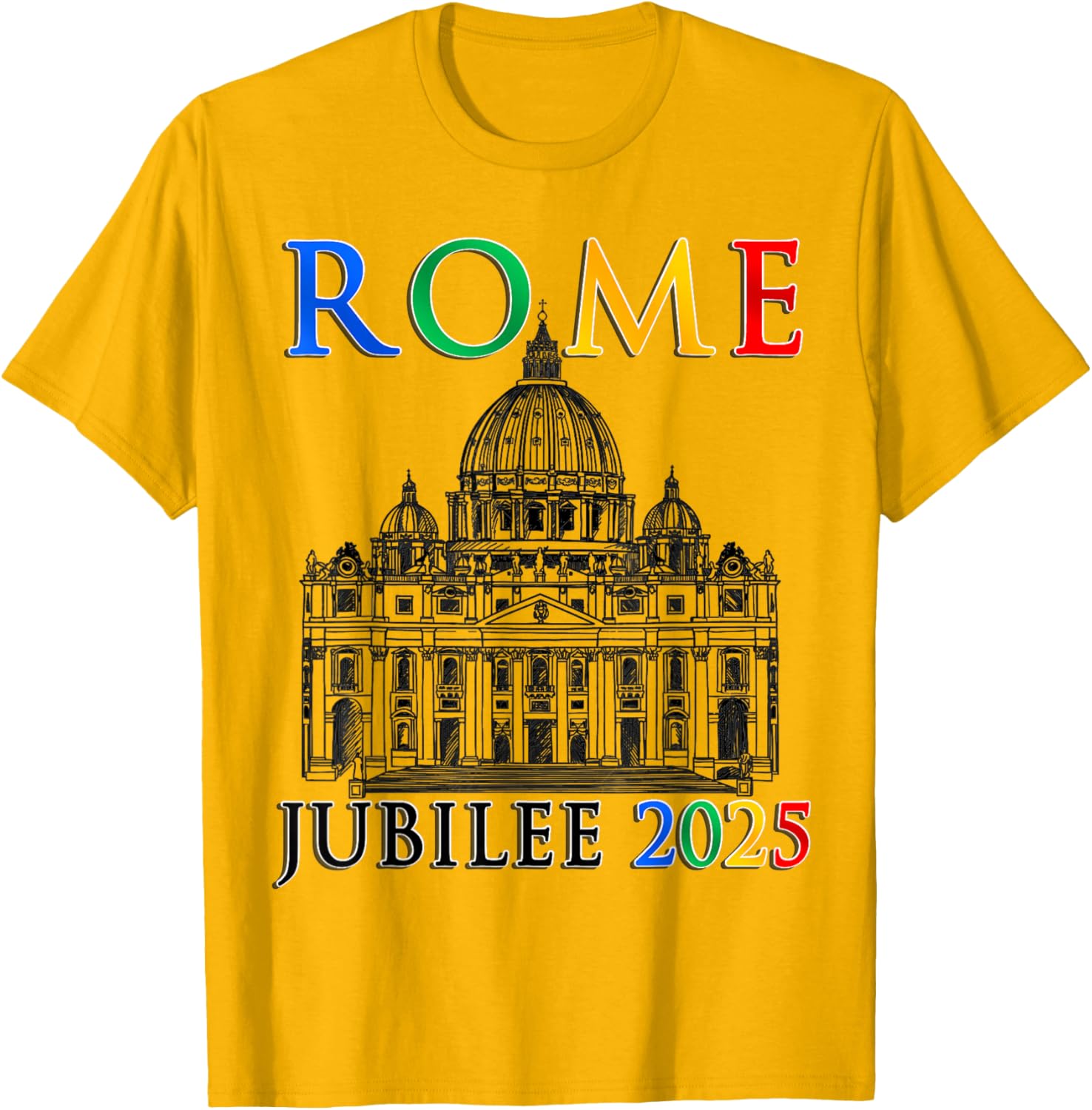 Rome Jubilee Pilgrims of Hope 2025 Vatican T-Shirt for Faithful Travelers - 18