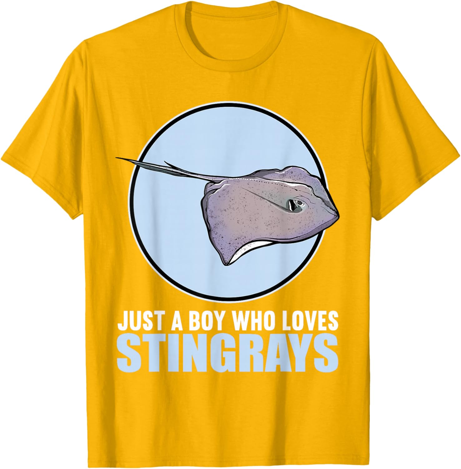 Just a Boy Who Loves Stingrays Cute Stingray T-Shirt for Kids - 16