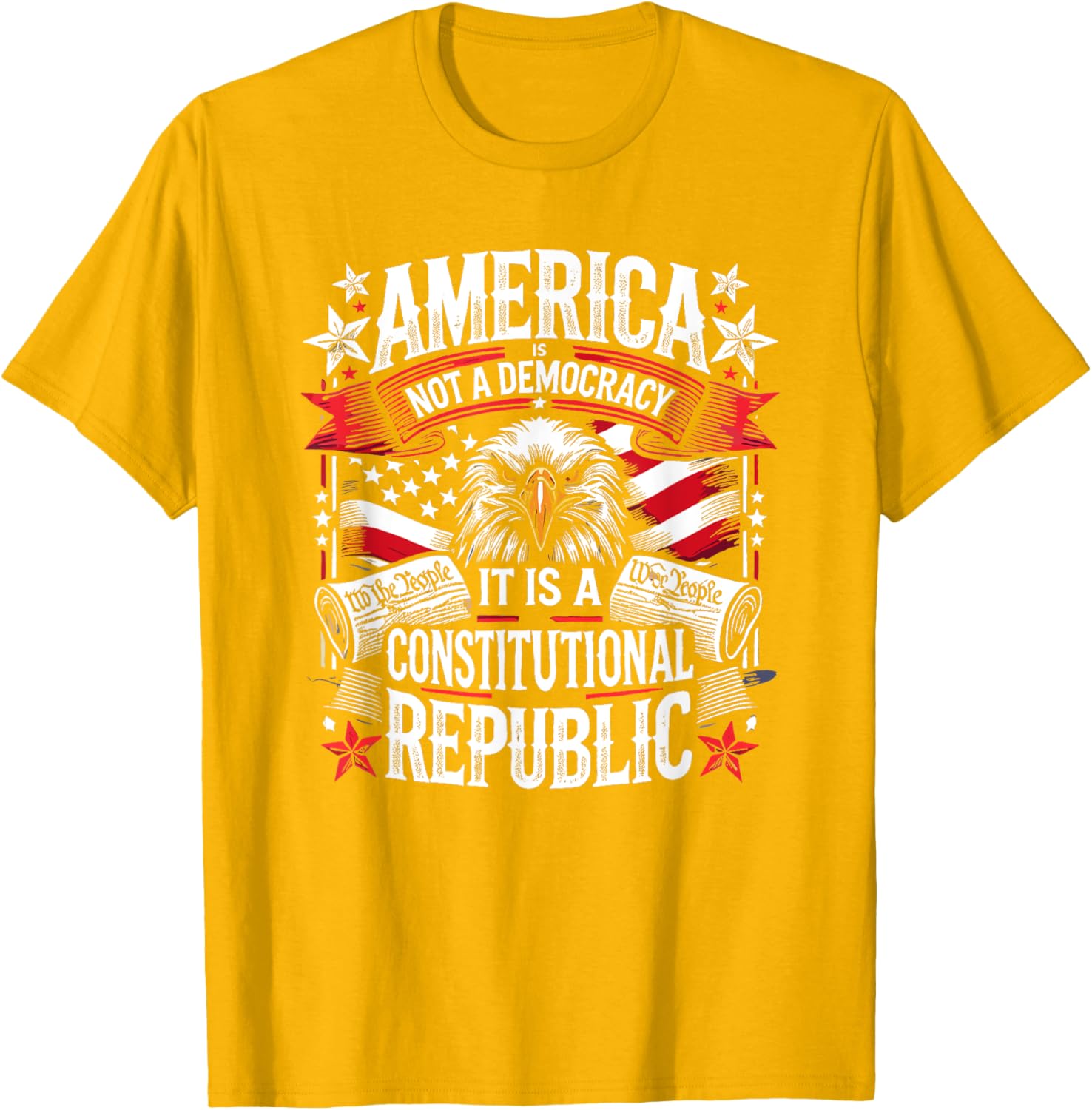 America Is Not A Democracy Constitutional Republic T-Shirt for Freedom Lovers - 10