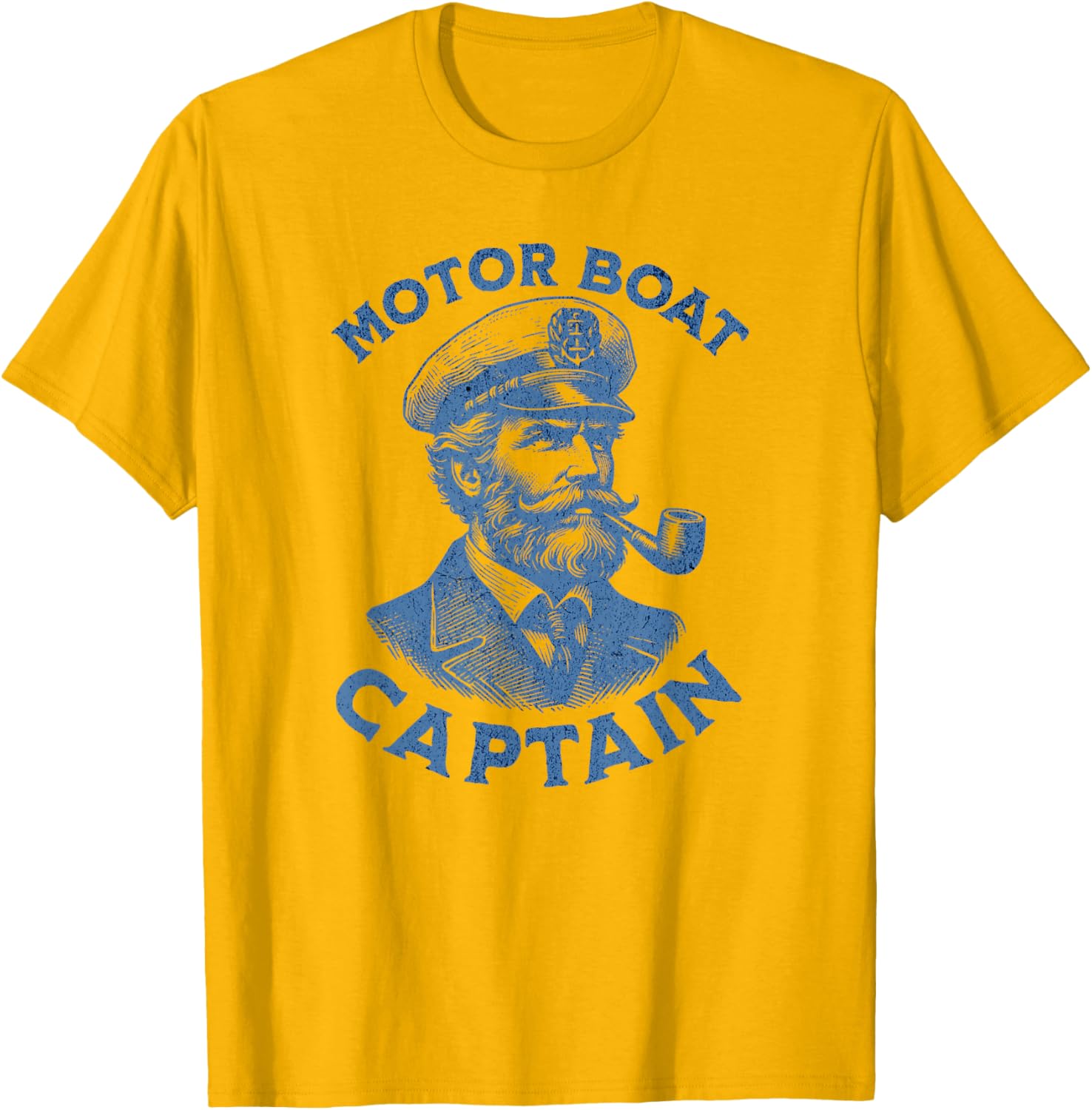 Funny Motor Boat Captain T-Shirt for Humorous Nautical Adventures - 1