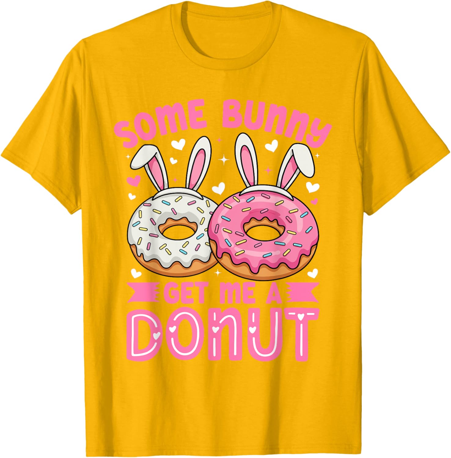Some Bunny Get Me A Donut Funny Easter Bunny T-Shirt for Foodies - 3