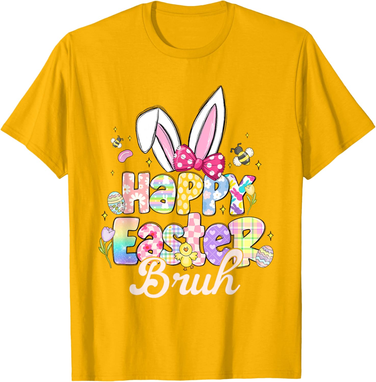 Funny Easter Bruh Meme T-Shirt for Bro Happy Spring Celebrations - 26