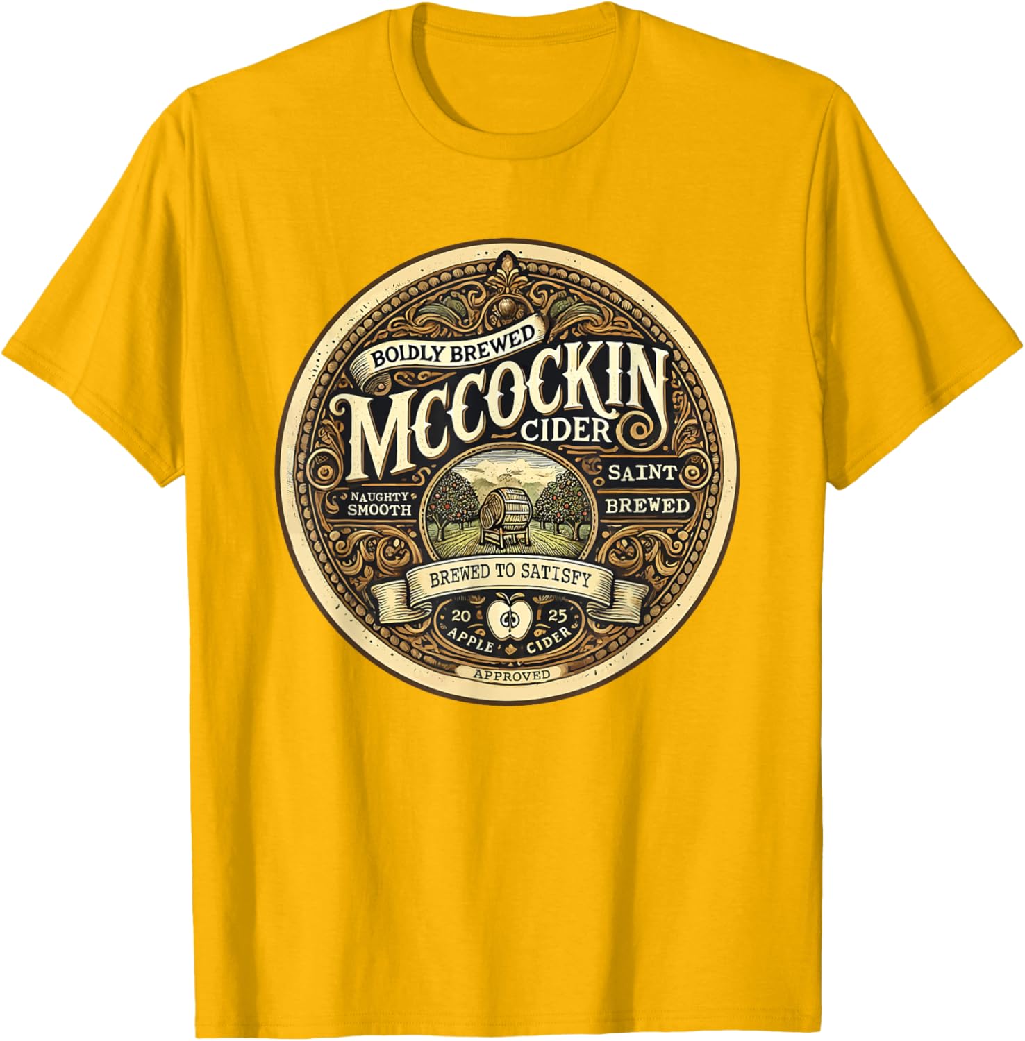 Funny Mccockin Cider St Patricks Day T-Shirt for Adults - Humor Apparel - 28