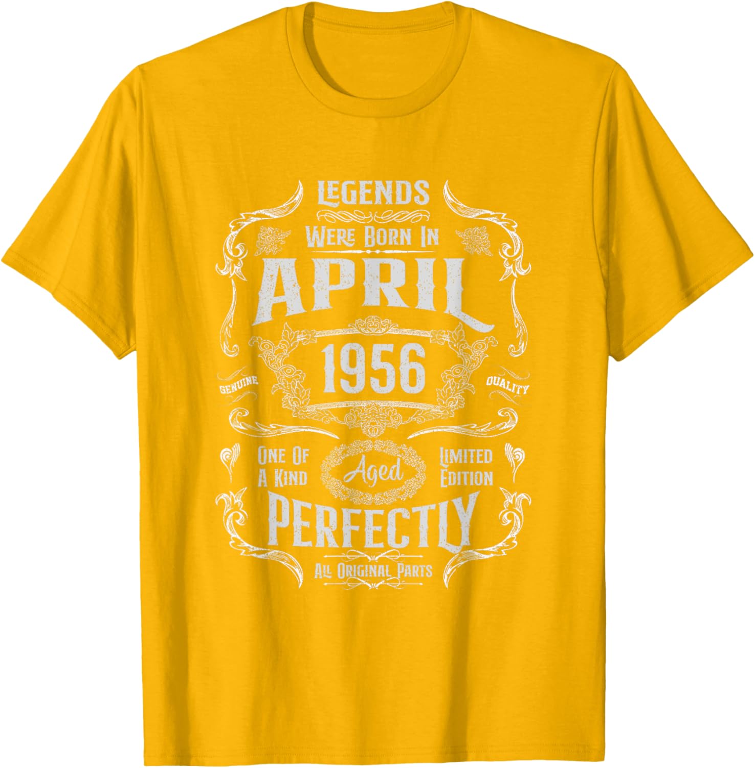 Vintage 69th Birthday Legends April 1956 T-Shirt for Memorable Celebrations - 19