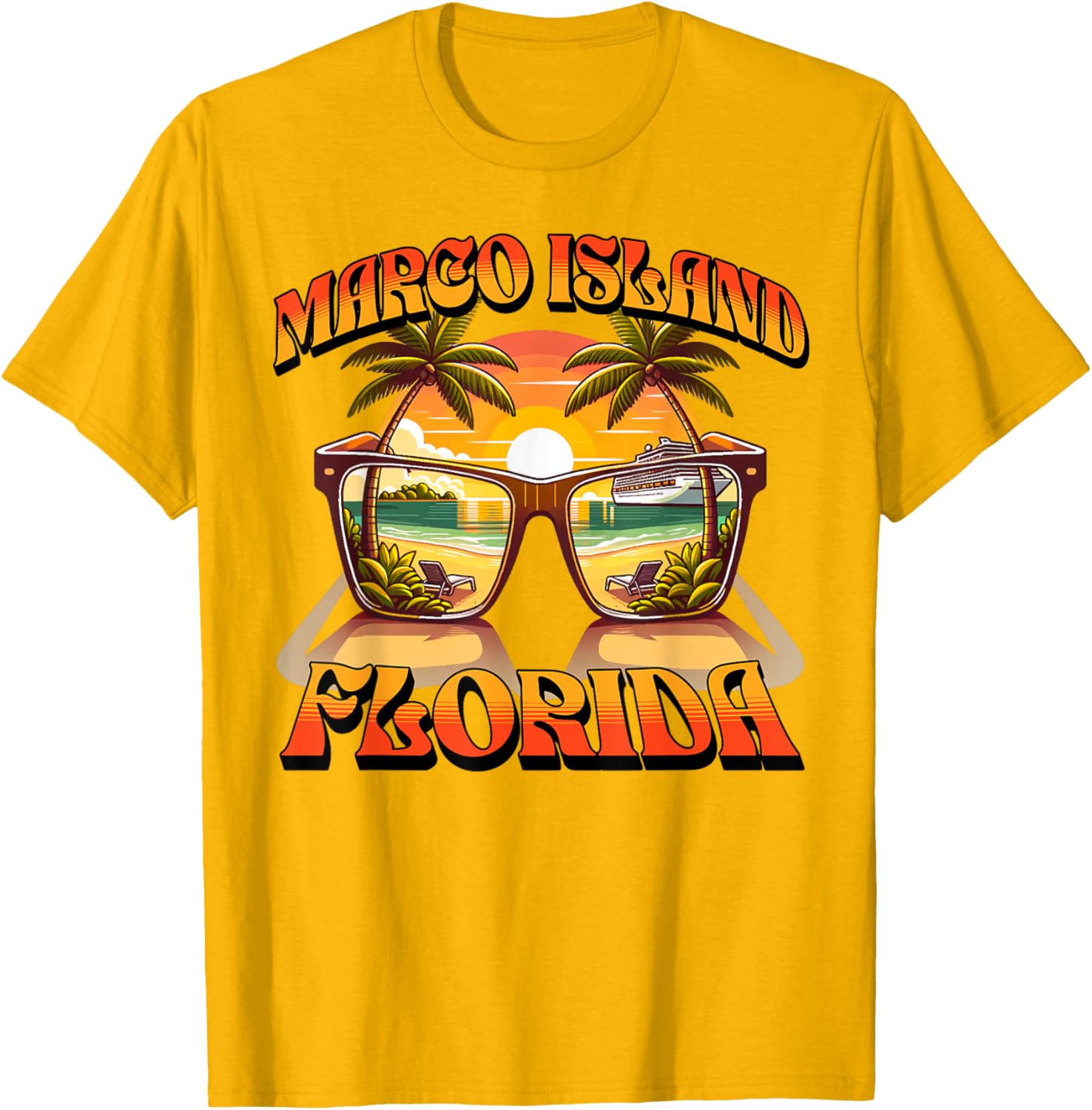 Marco Island T-Shirt for Casual Wear - Unique Island Style Apparel - 17