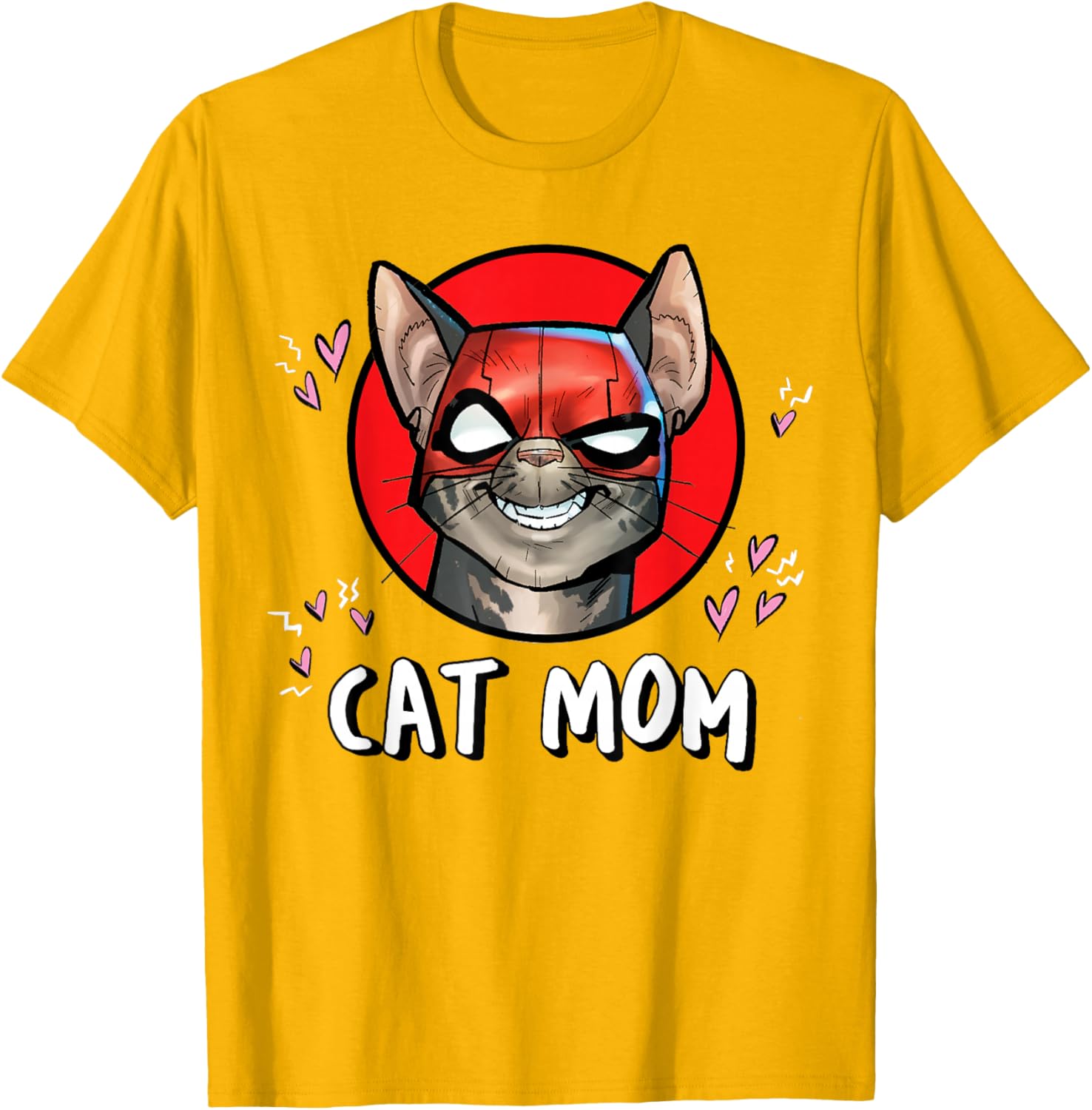 Funny Deadpool Catpool T-Shirt for Cat Moms - Marvel Super Heroes Pet Apparel - 11