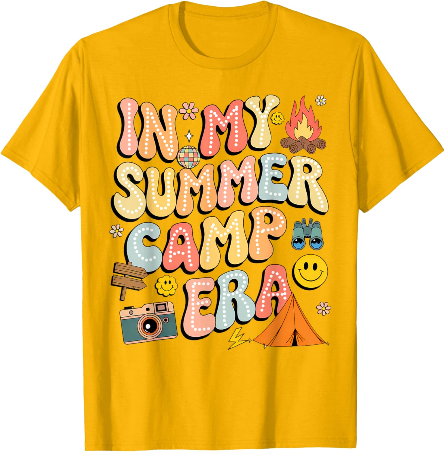 Groovy Summer Camp Crew Last Day of School T-Shirt for Fun Adventures - 2