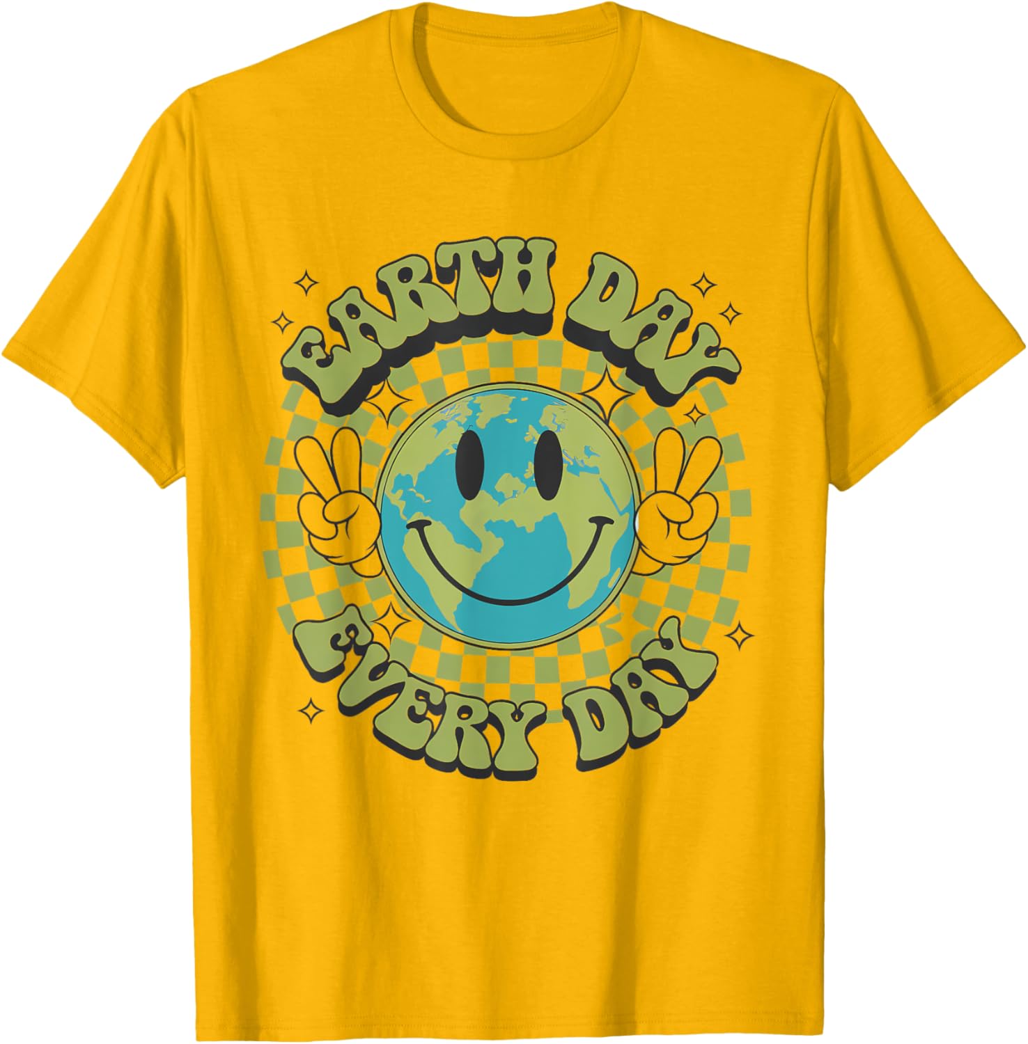 Funny Earth Day Everyday Hippie Planet T-Shirt for Men and Women - 16