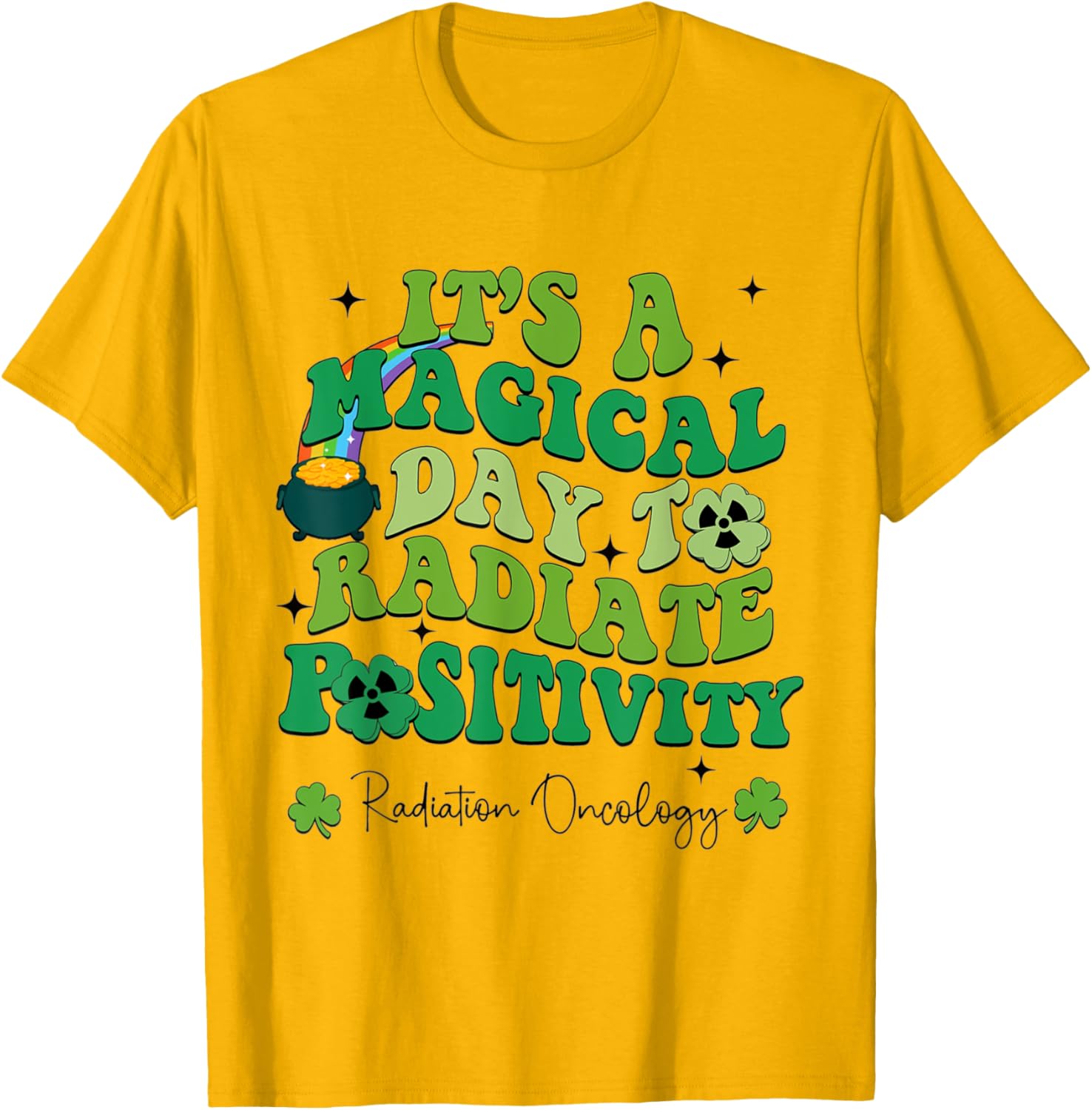 Radiate Positivity with Our Magical St Patricks Radiation Oncology T-Shirt - 5