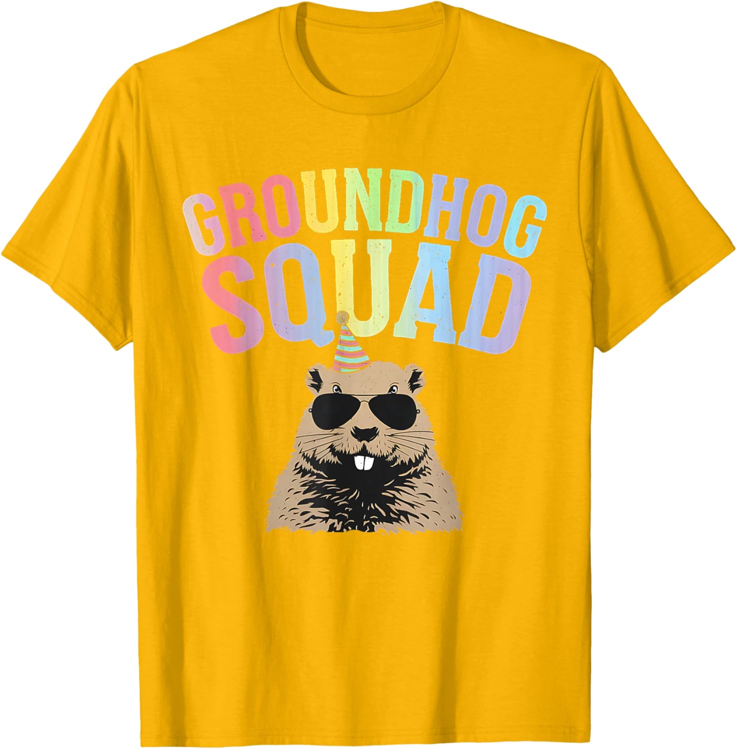 Funny Groundhog Squad T-Shirt for Happy Groundhog Day Family Fun - 7
