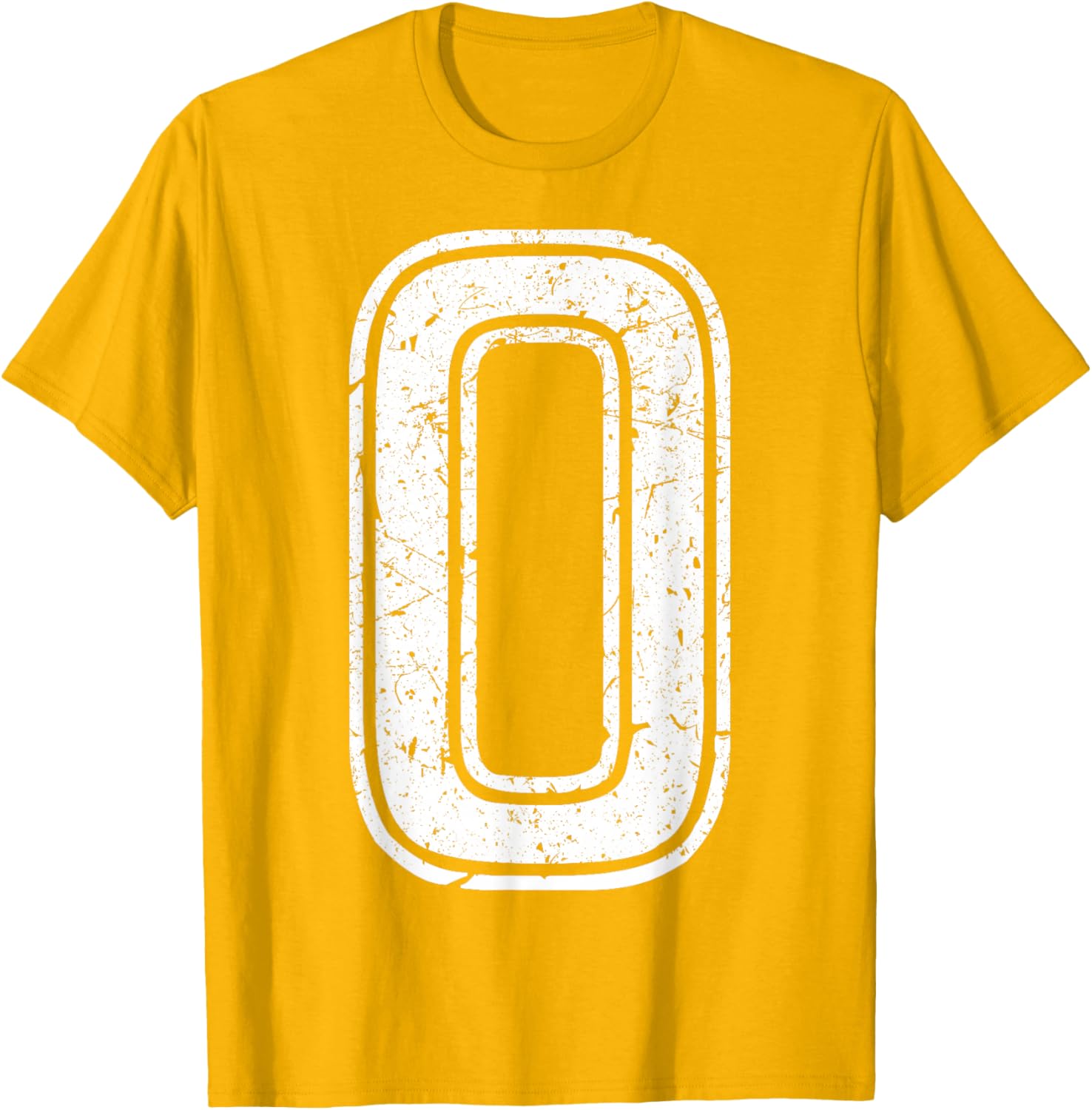 Stylish White Sports Team Number 0 T-Shirt for Game Day Enthusiasts - 1