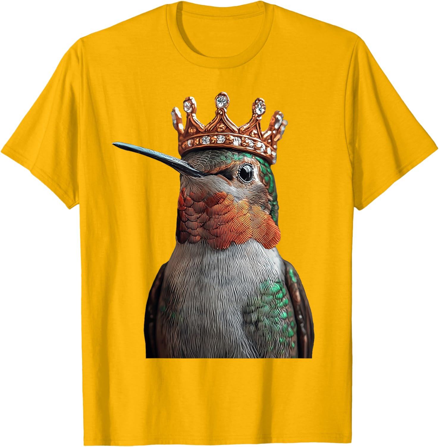 Hummingbird Crown T-Shirt for Nature Lovers - Stylish and Comfortable Design - 26