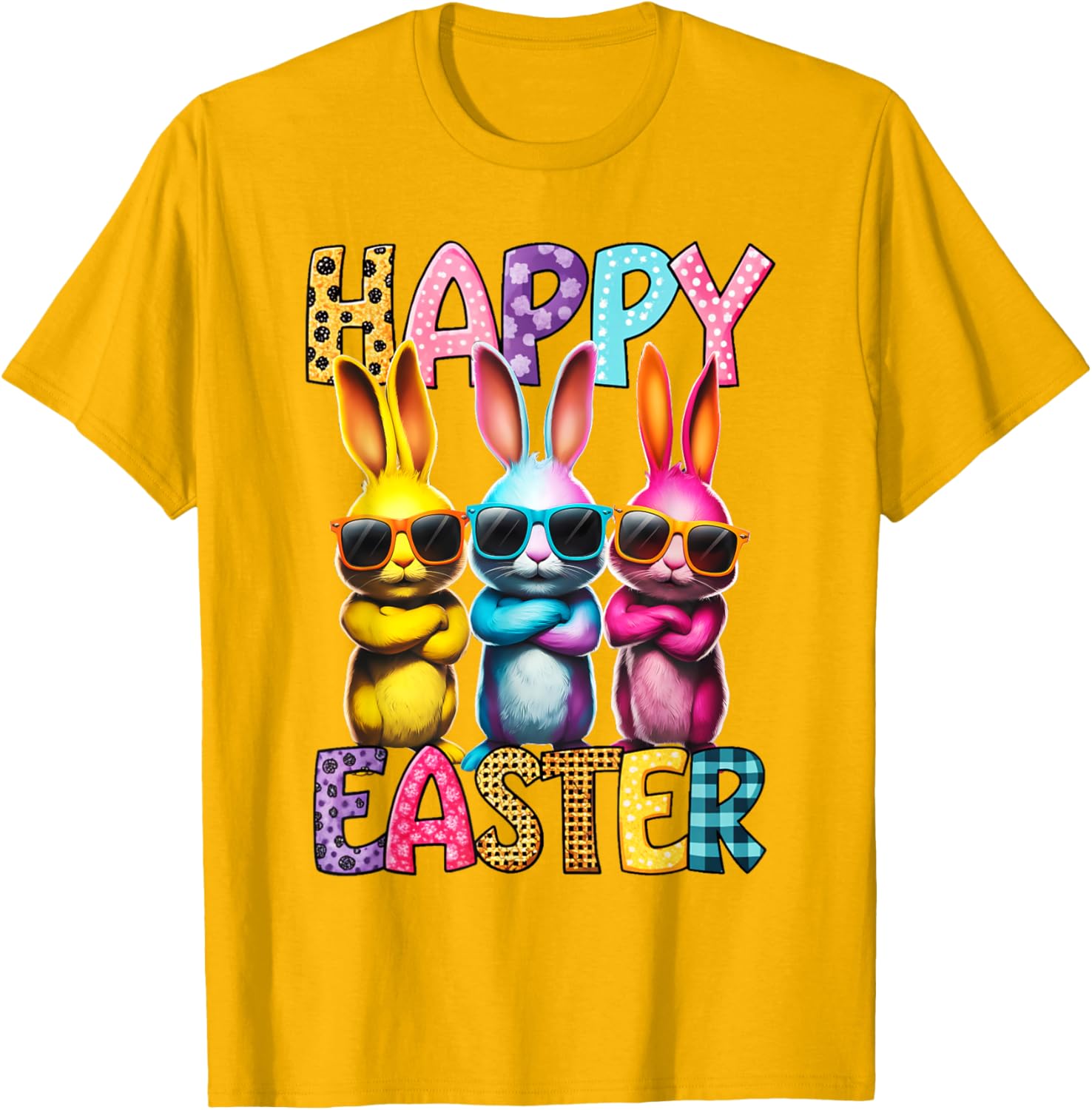 Funny Easter Bunny T-Shirt for Kids and Adults - Happy Easter Tees - 26