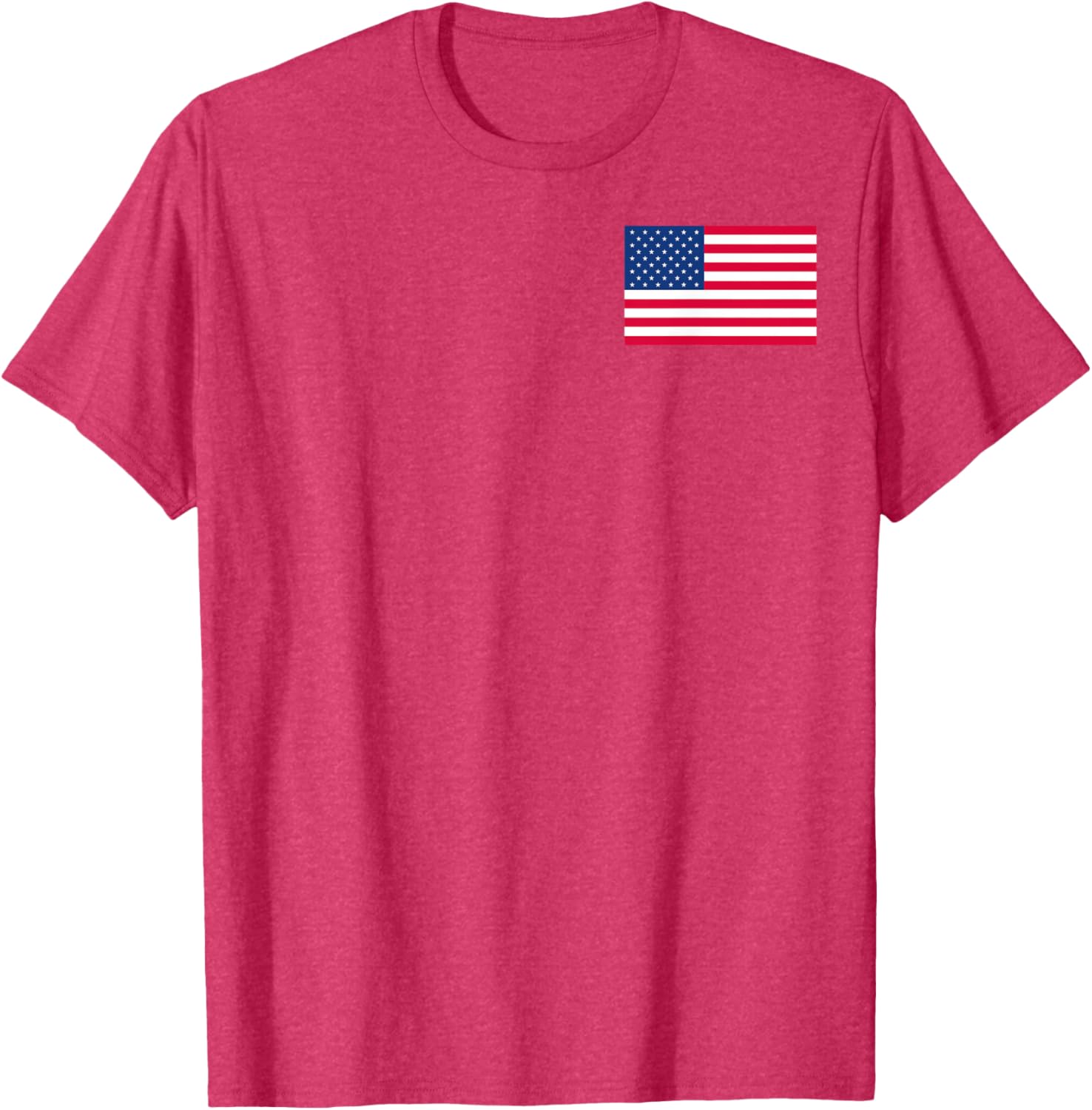 Patriotic American Flag Small Print T-Shirt for Casual Style Lovers - 18