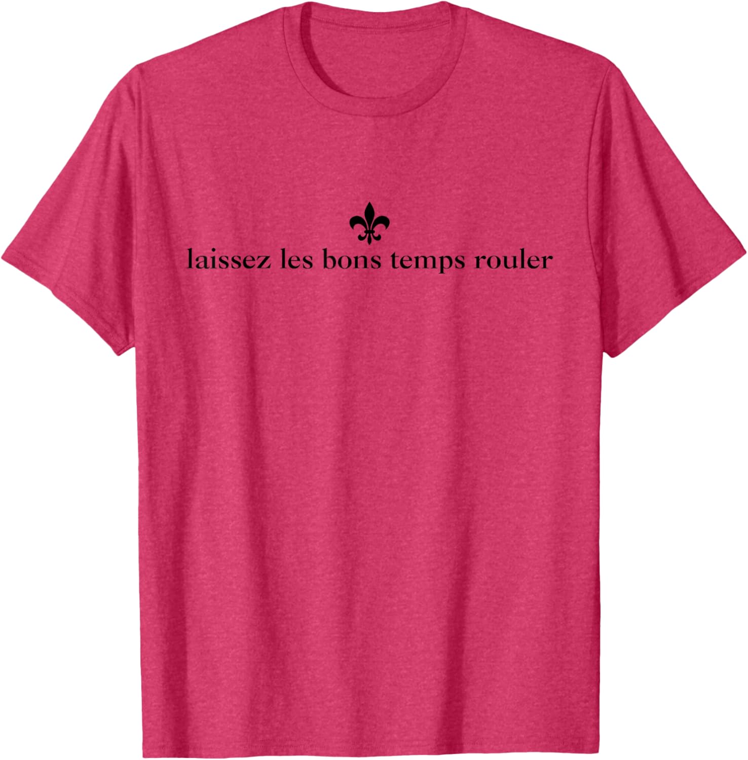 Minimalist Mardi Gras Women's T-Shirt - Laissez Les Bon Temps Rouler Design - 13