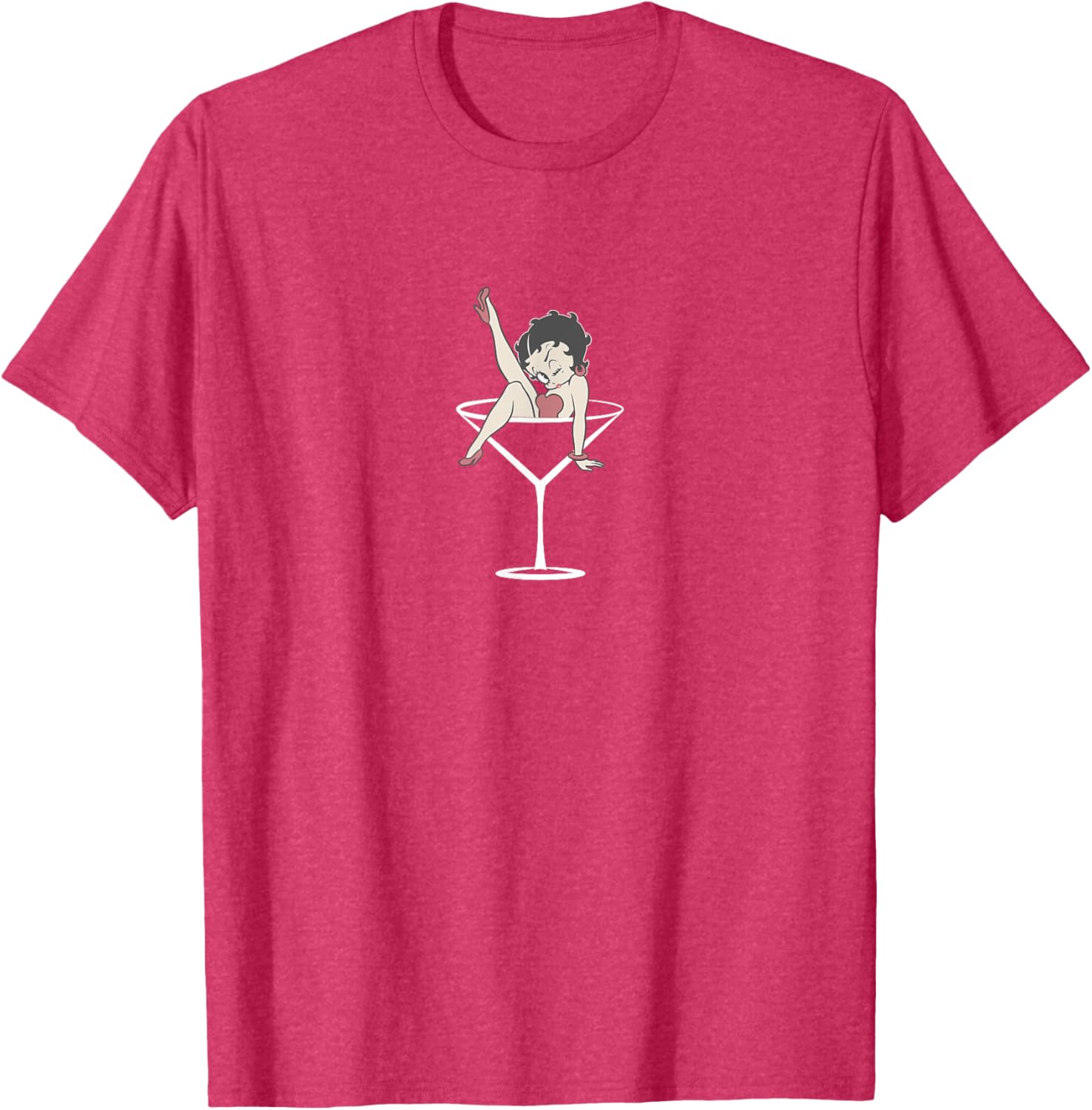 Betty Boop Vintage Classic Martini T-Shirt for Stylish Casual Wear - 9