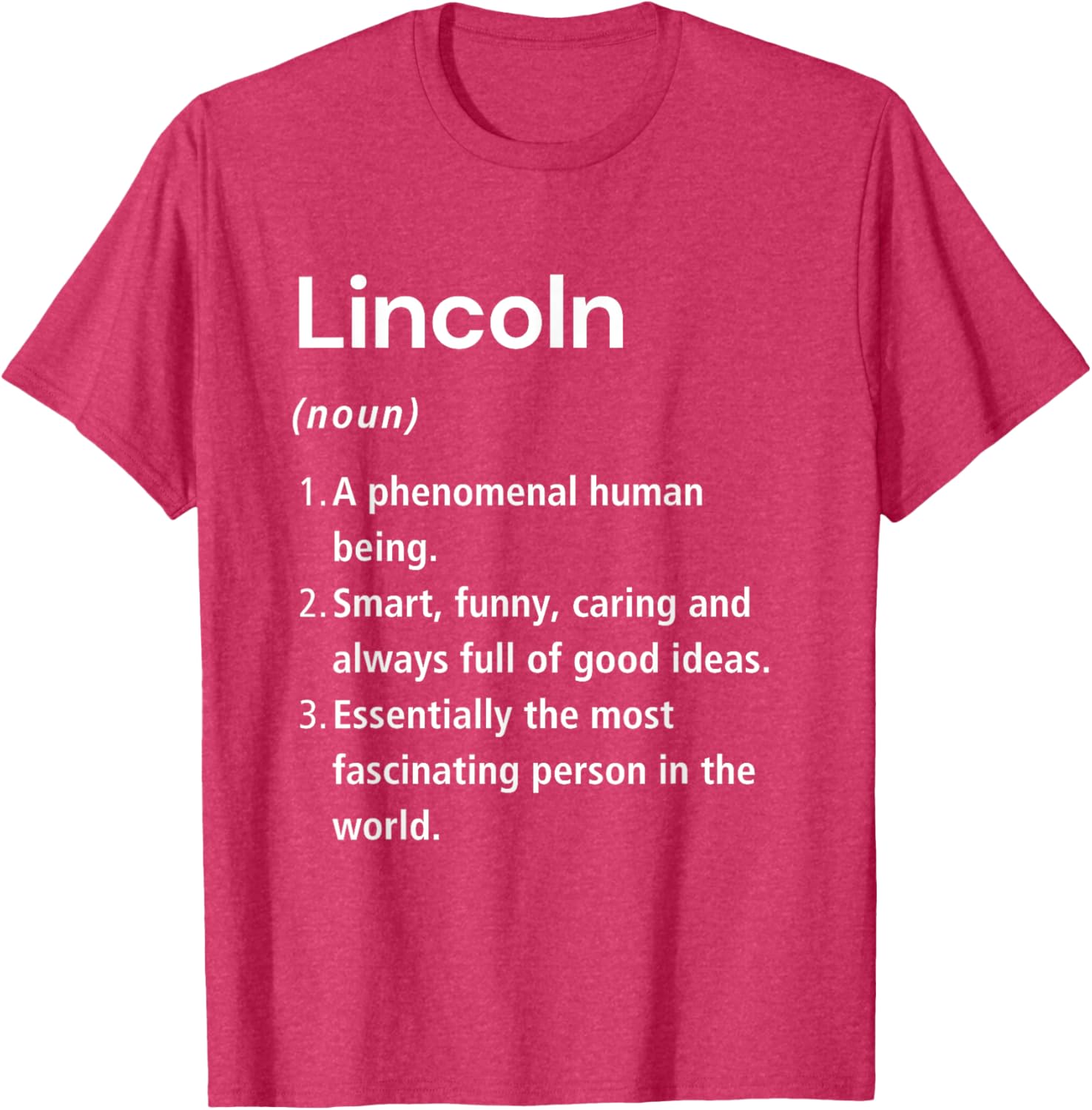 Funny Lincoln Name Definition T-Shirt for Unique Style and Humor - 21