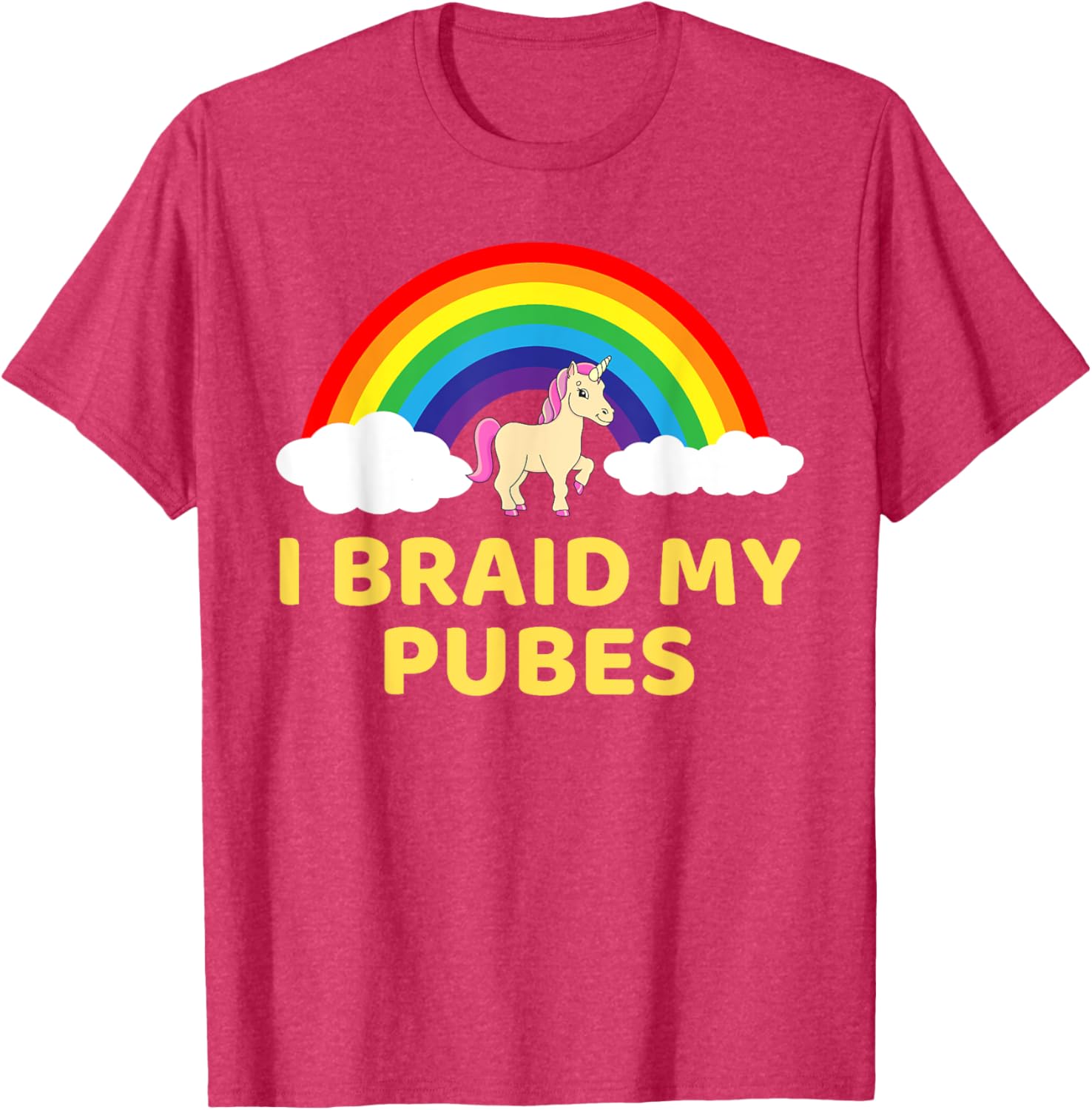 Whimsical I Braid My Pubes T-Shirt for Fun and Unique Style - 5