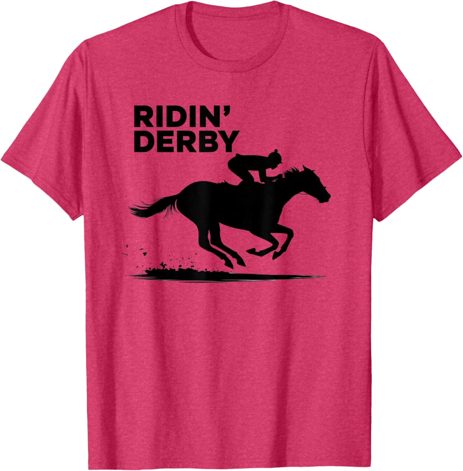 Ridin' Derby T-Shirt for Horse Racing Fans - Perfect for Enthusiasts! - 4