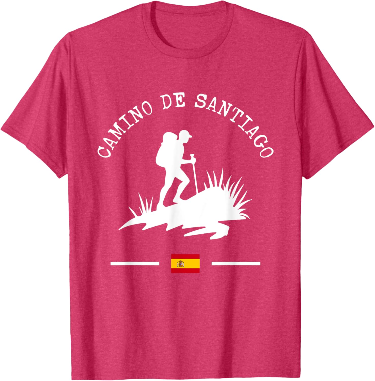 Camino de Santiago Hiker Trekking T-Shirt for Pilgrims and Adventurers - 6