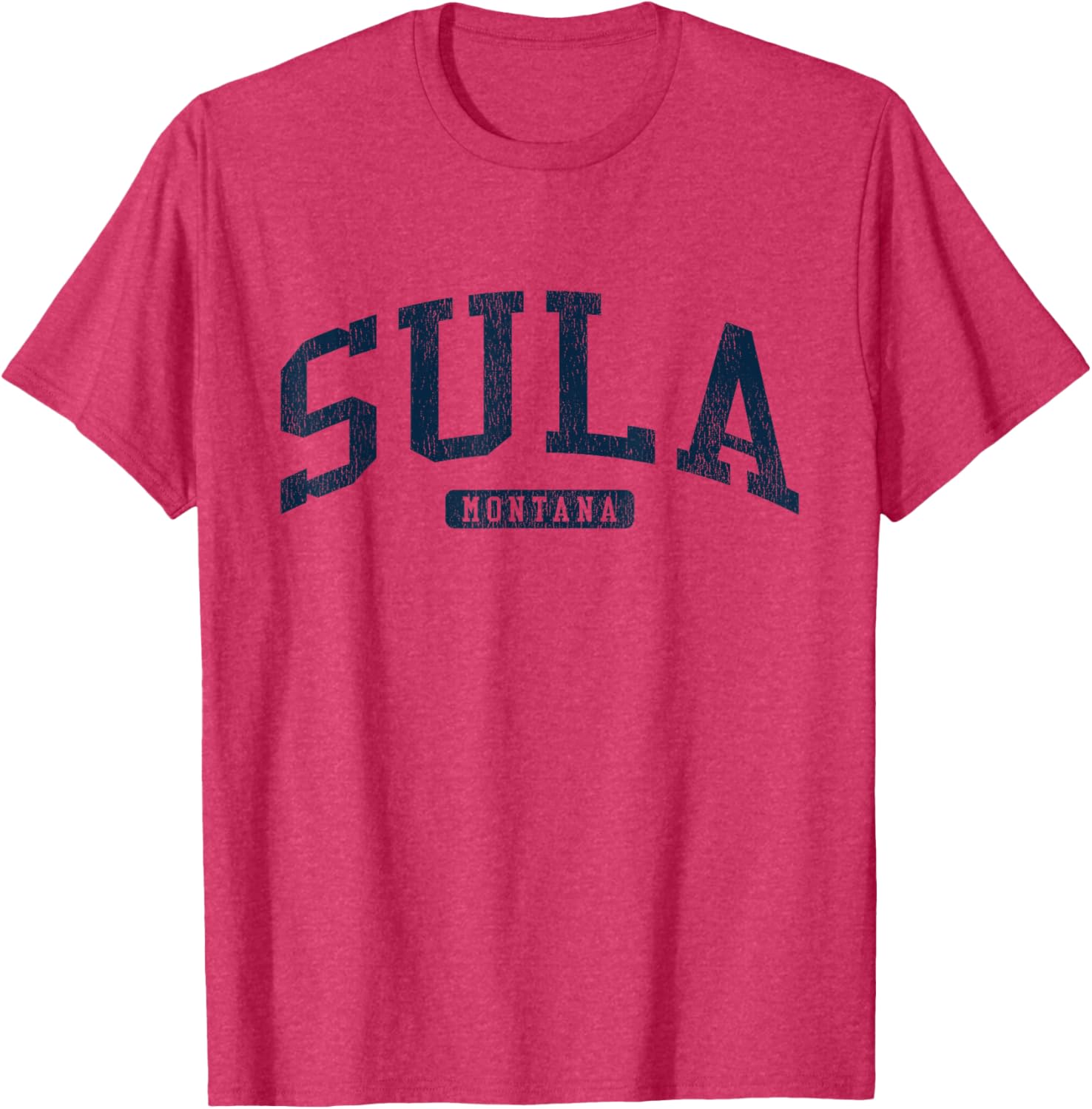 Sula Montana College University Style Blue T-Shirt for Casual Wear - 16